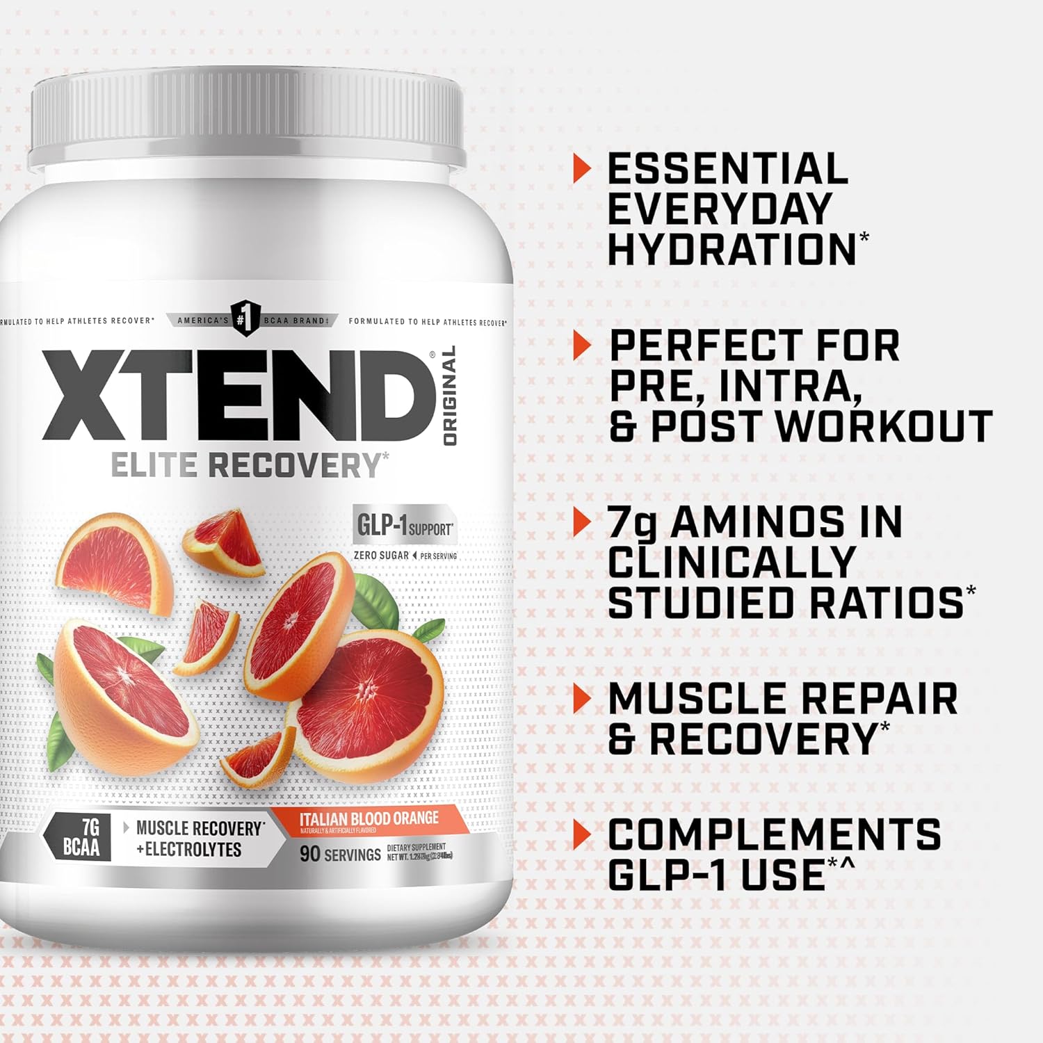 Xtend Original BCAA Powder 7g BCAA and 2.5g L-Glutamine, Sugar Free Post - View 4