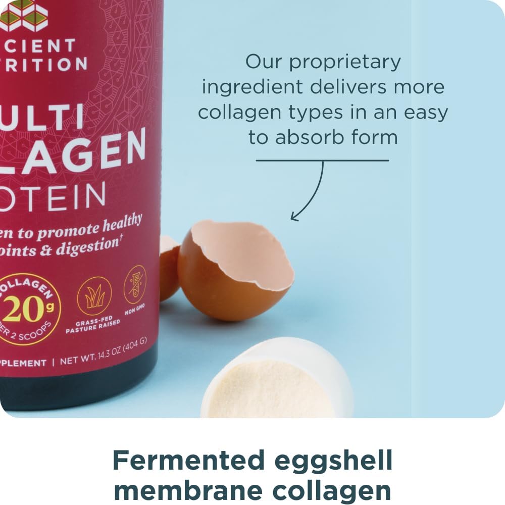 Ancient Nutrition Collagen Peptides Powder, Multi Collagen Protein, Women & - View 6