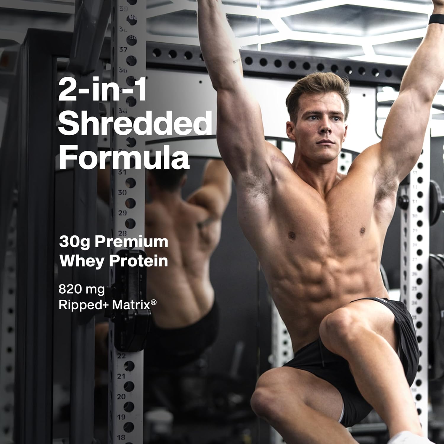 Muscletech Whey Protein Powder (Chocolate Fudge Brownie, 4LB) - Nitro-Tech - View 3