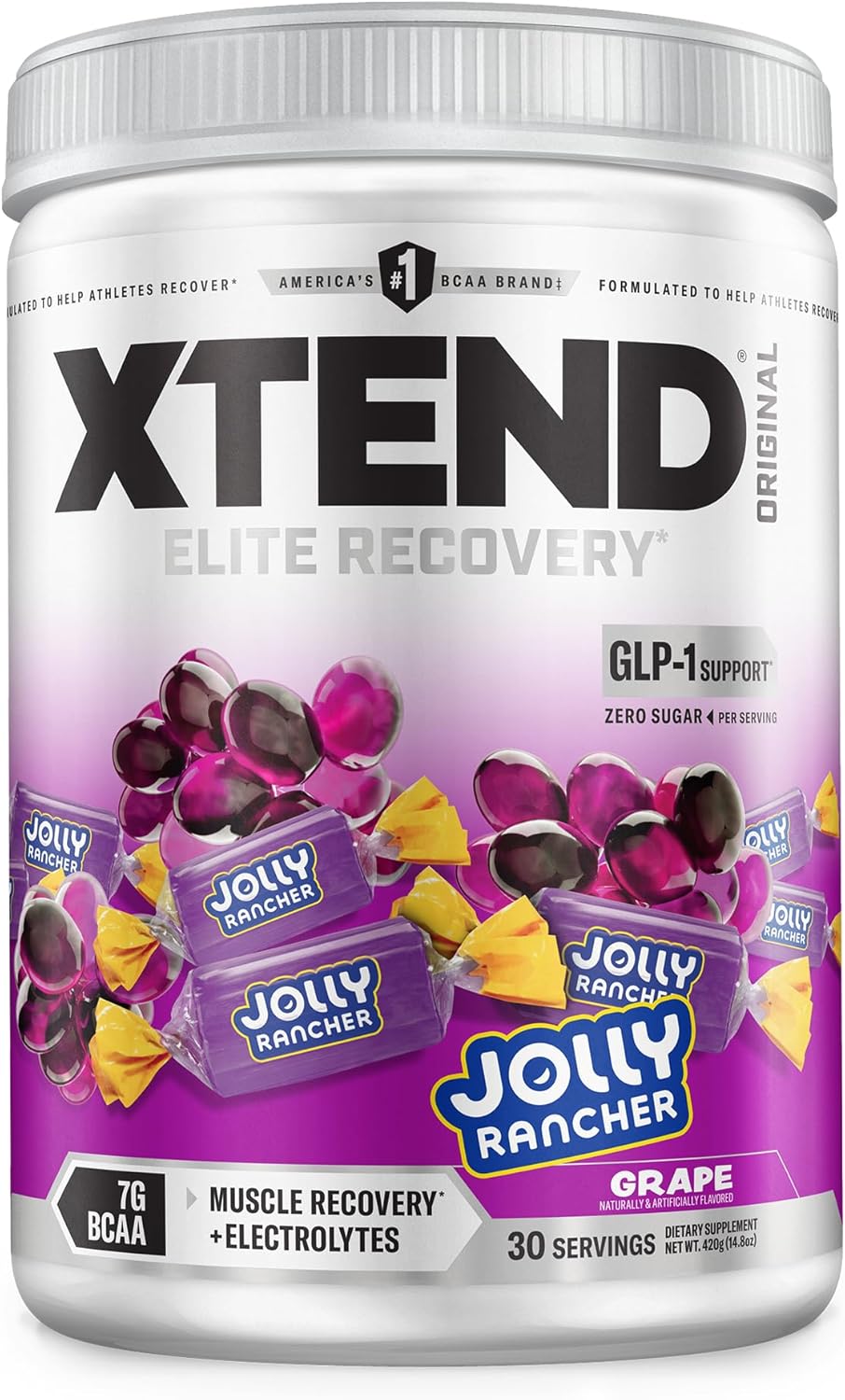 Xtend Original BCAA Powder, 7g BCAAs and 2.5g L-Glutamine for Muscle Recovery