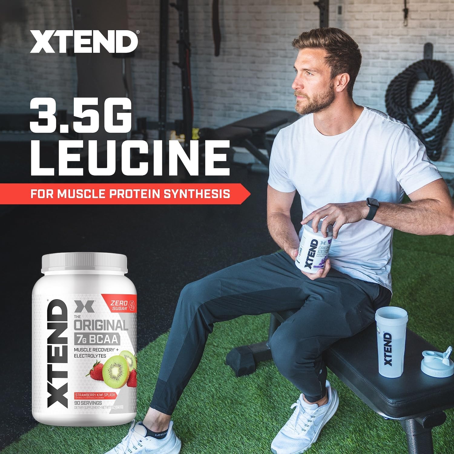 Xtend Original BCAA Powder, 7g BCAAs and 2.5g L-Glutamine for Muscle Recovery - View 4