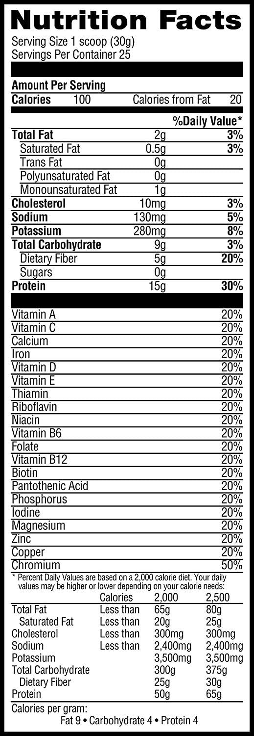 Muscle Milk ZERO, 100 Calorie Protein Powder, Chocolate, 15g Protein, 1.65 - View 3