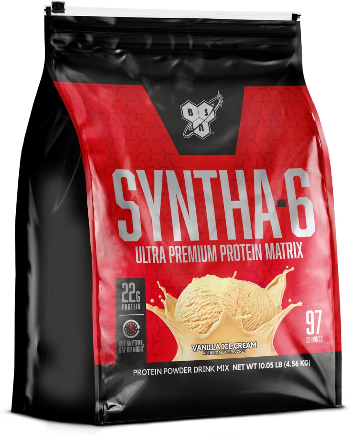 BSN SYNTHA-6 Whey Protein Powder, Micellar Casein, Milk Protein Isolate Powder,
