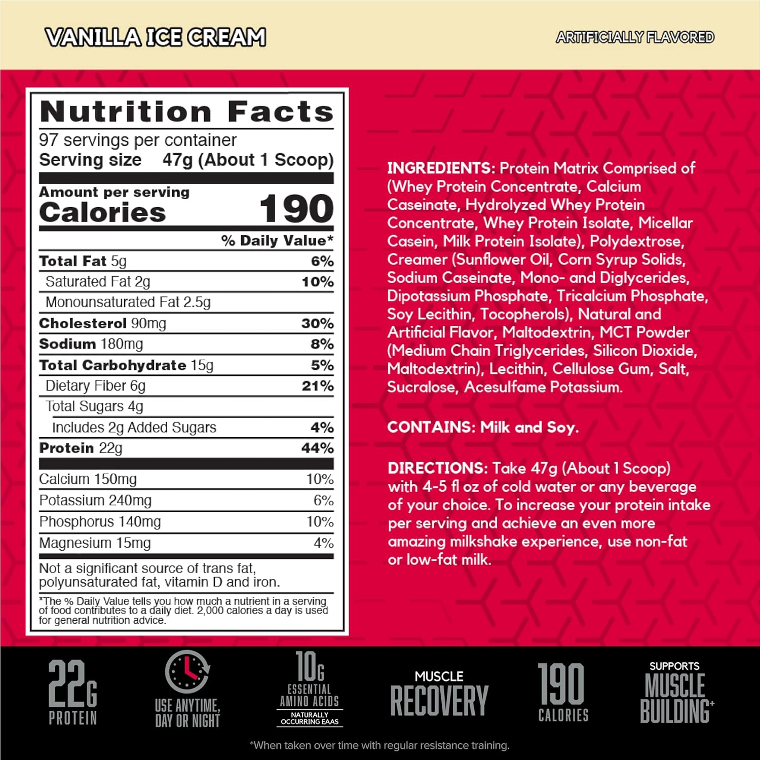 BSN SYNTHA-6 Whey Protein Powder, Micellar Casein, Milk Protein Isolate Powder, - View 3