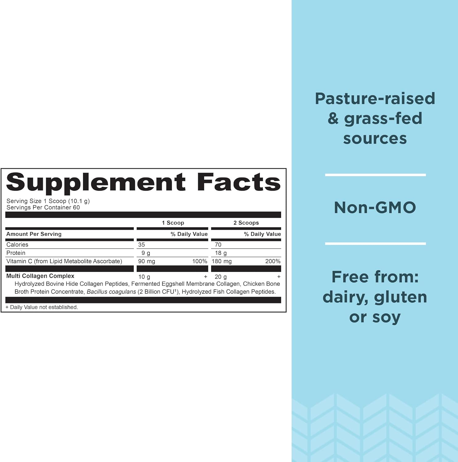 Ancient Nutrition Collagen Peptides Powder, Multi Collagen Protein, Women & - View 2