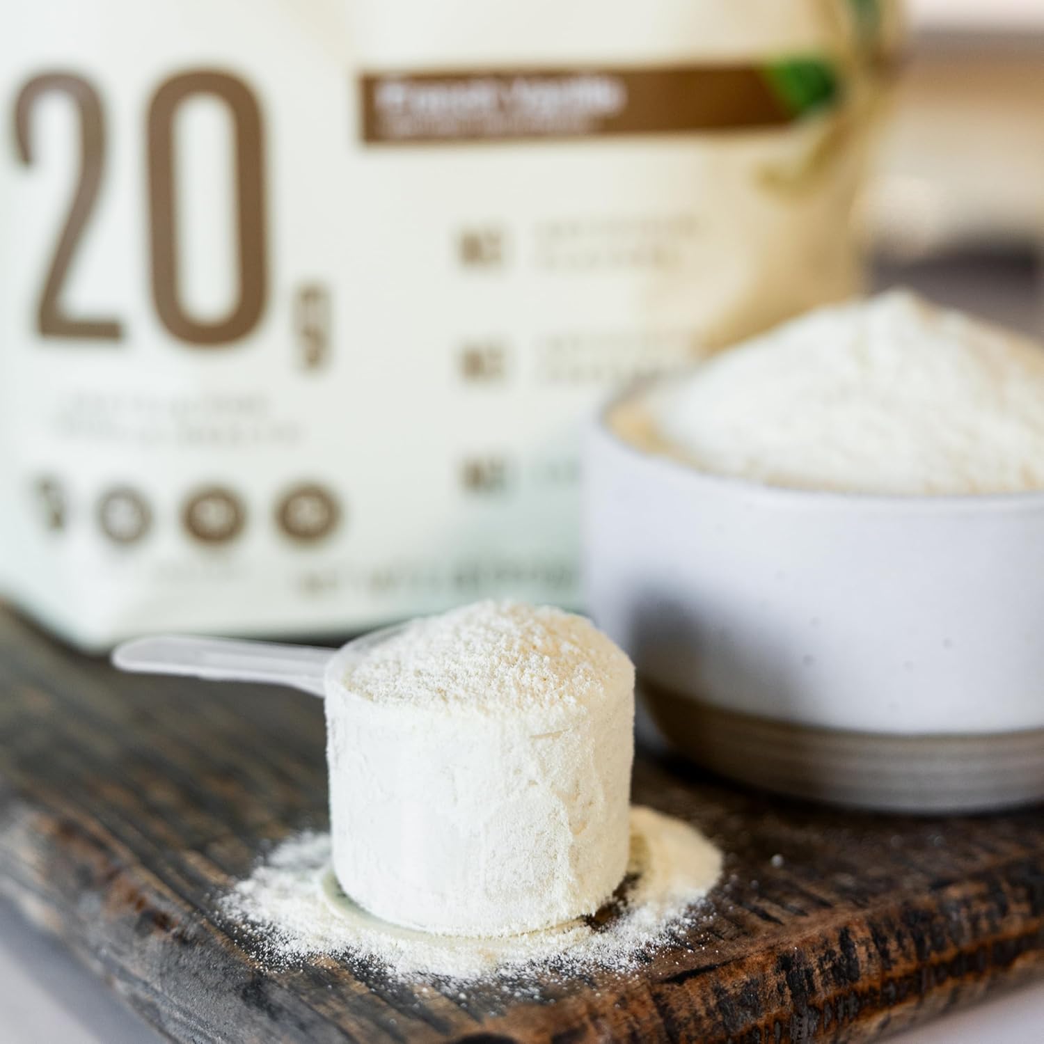 100% Whey Native Protein Powder, French Vanilla, 2 lb, Made from Farm Fresh - View 5