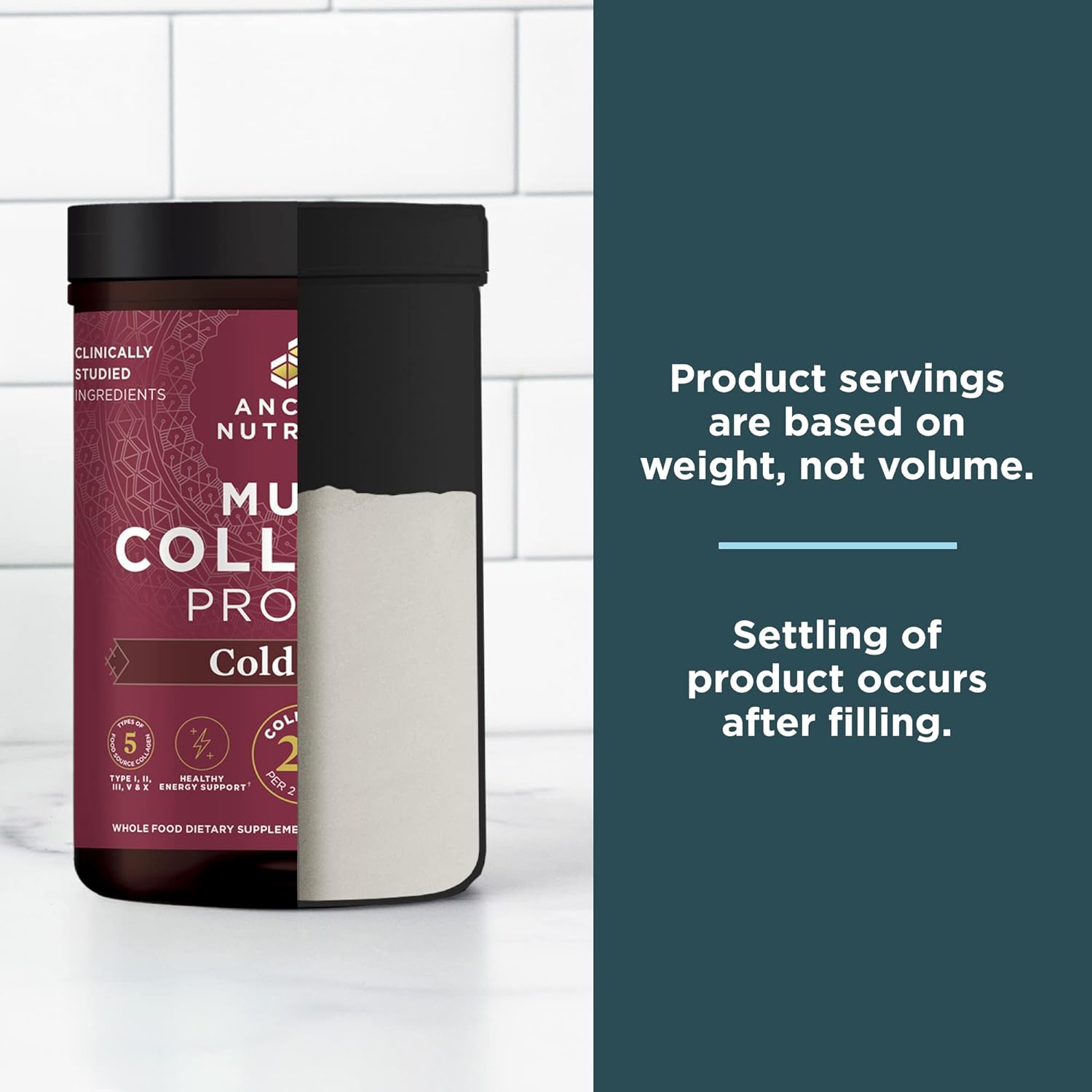 Ancient Nutrition Hydrolyzed Collagen Peptides Powder, Cold Brew Multi Collagen - View 6