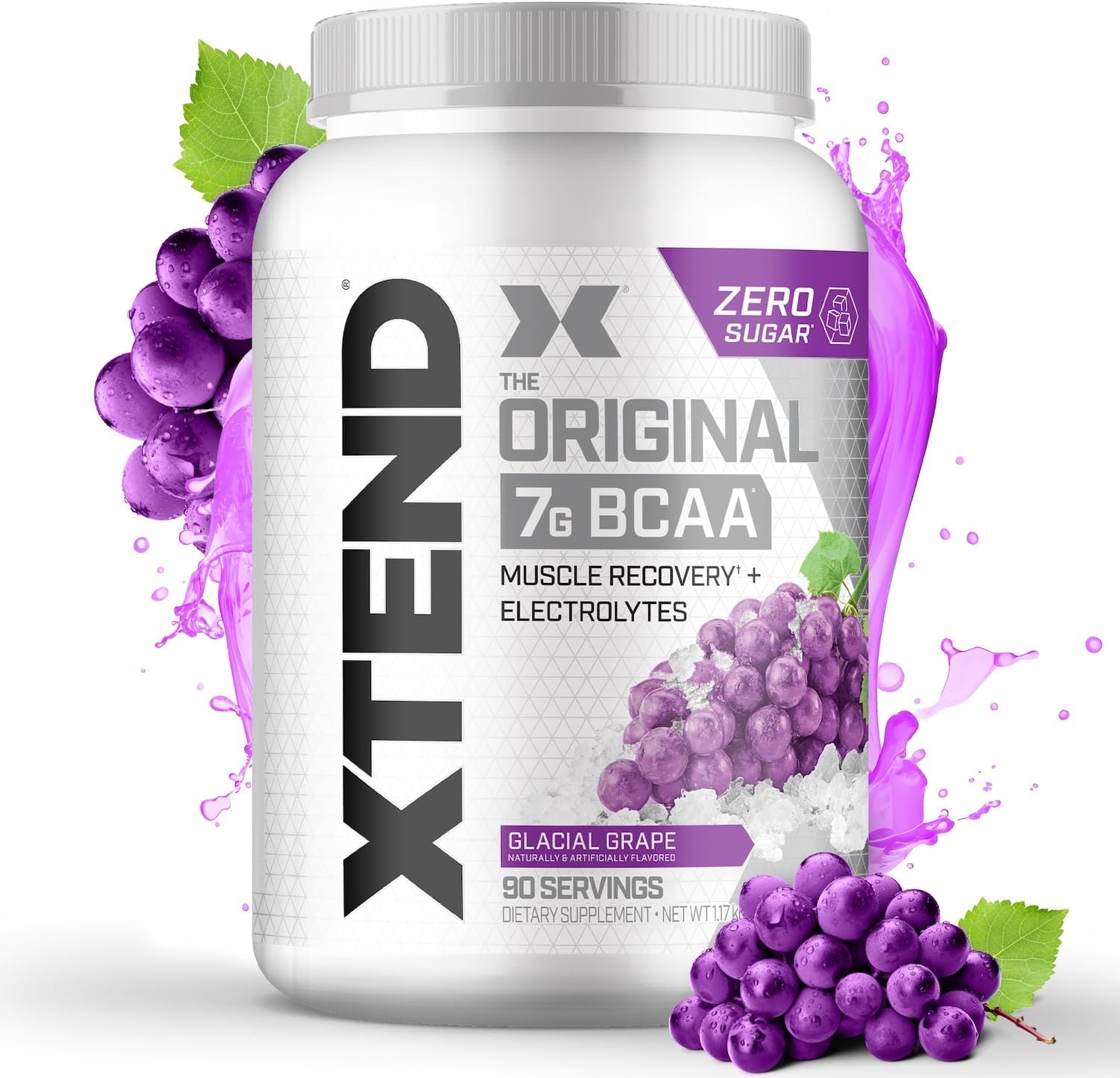 Xtend Original BCAA Powder, 7g BCAAs and 2.5g L-Glutamine for Muscle Recovery