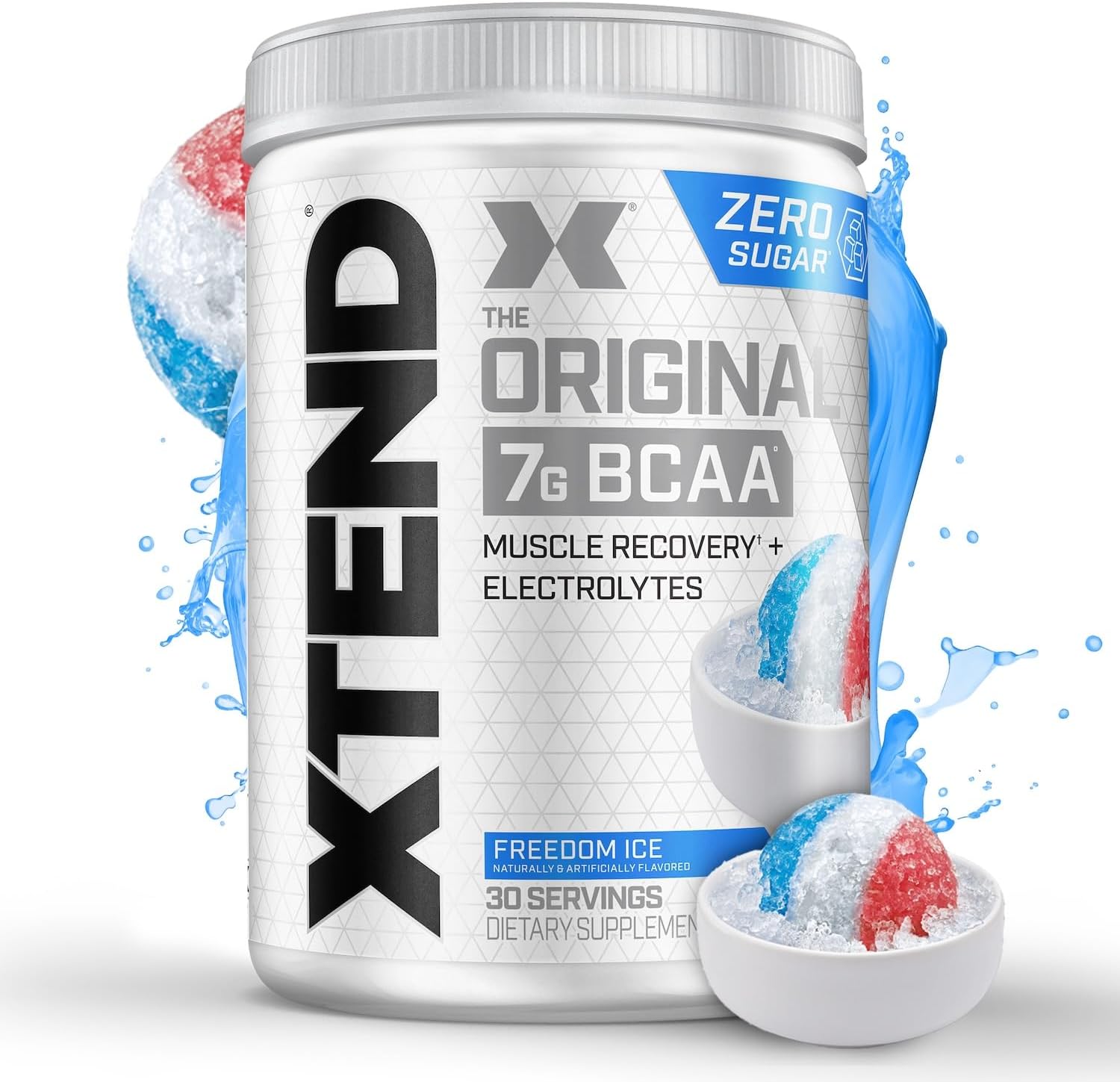 Xtend Original BCAA Powder, 7g BCAAs and 2.5g L-Glutamine for Muscle Recovery