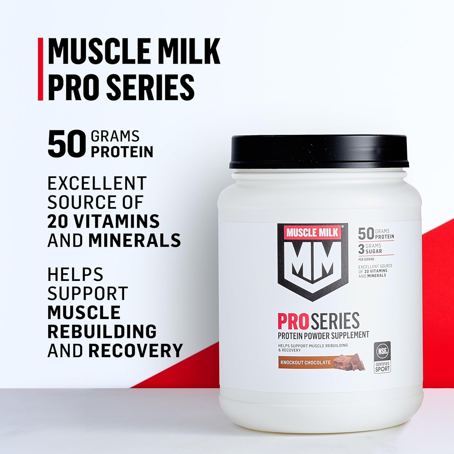 Muscle Milk Pro Series Protein Powder Supplement, Intense Vanilla, 2 Pound, 11 - View 5