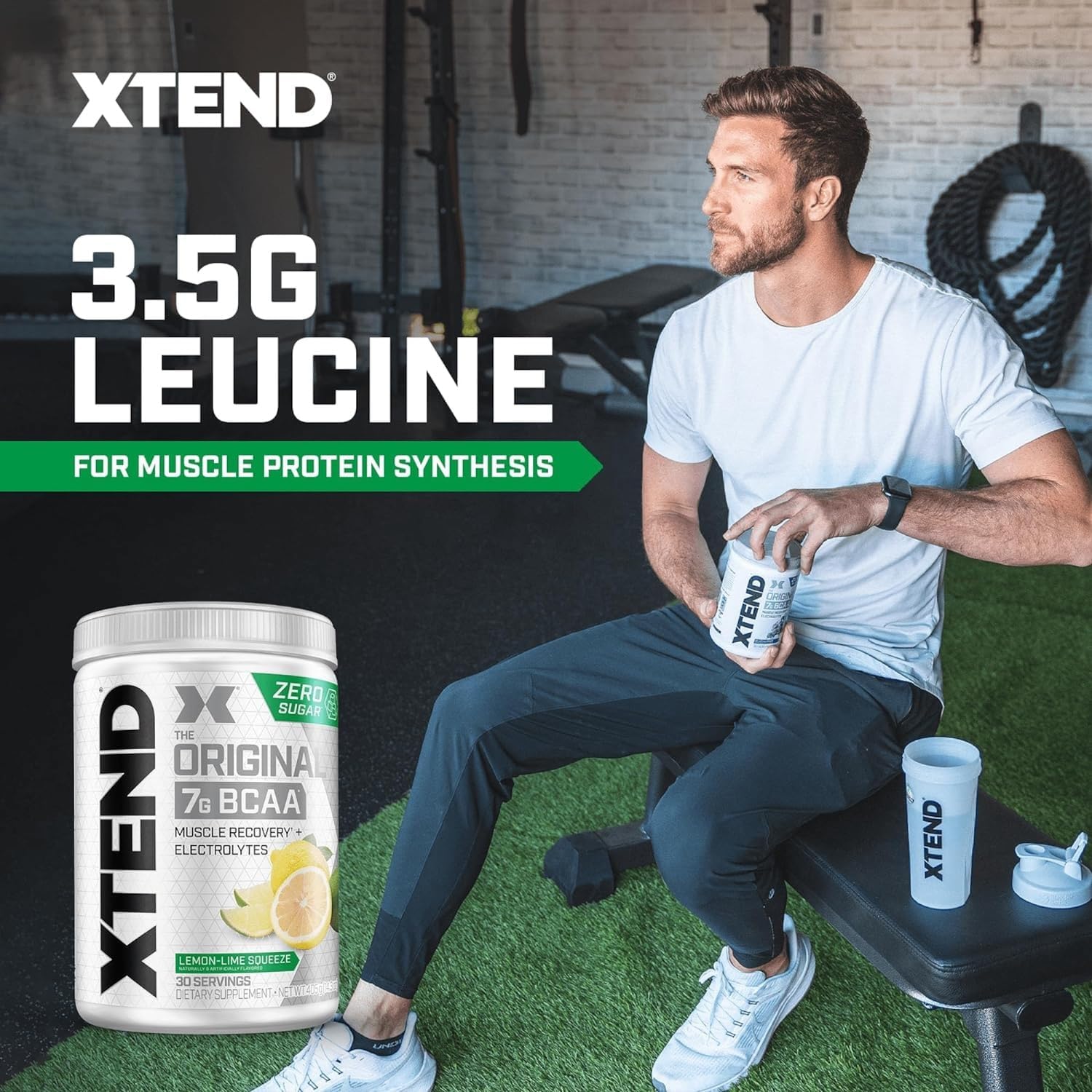 Xtend Original BCAA Powder, 7g BCAAs and 2.5g L-Glutamine for Muscle Recovery - View 4