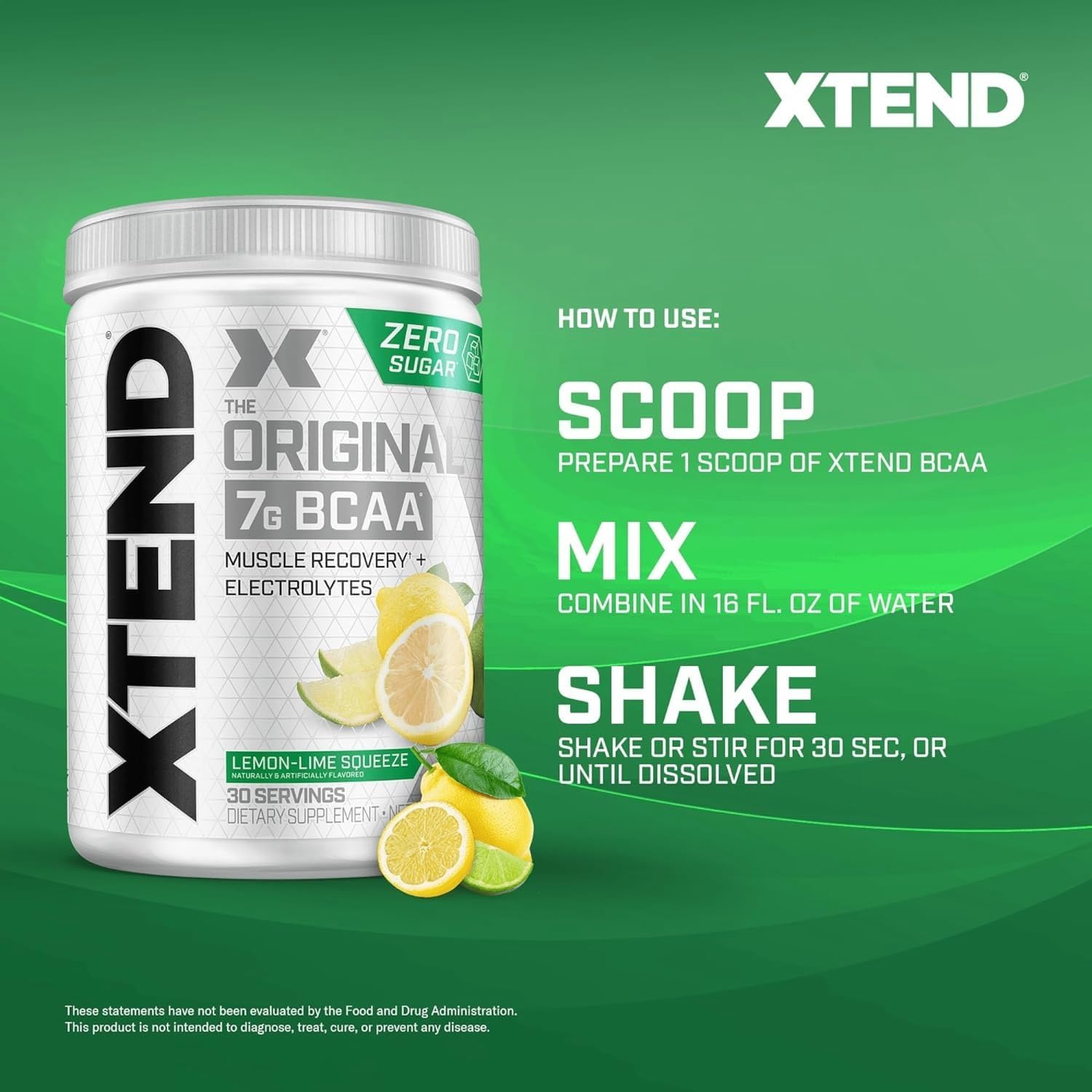 Xtend Original BCAA Powder, 7g BCAAs and 2.5g L-Glutamine for Muscle Recovery - View 6