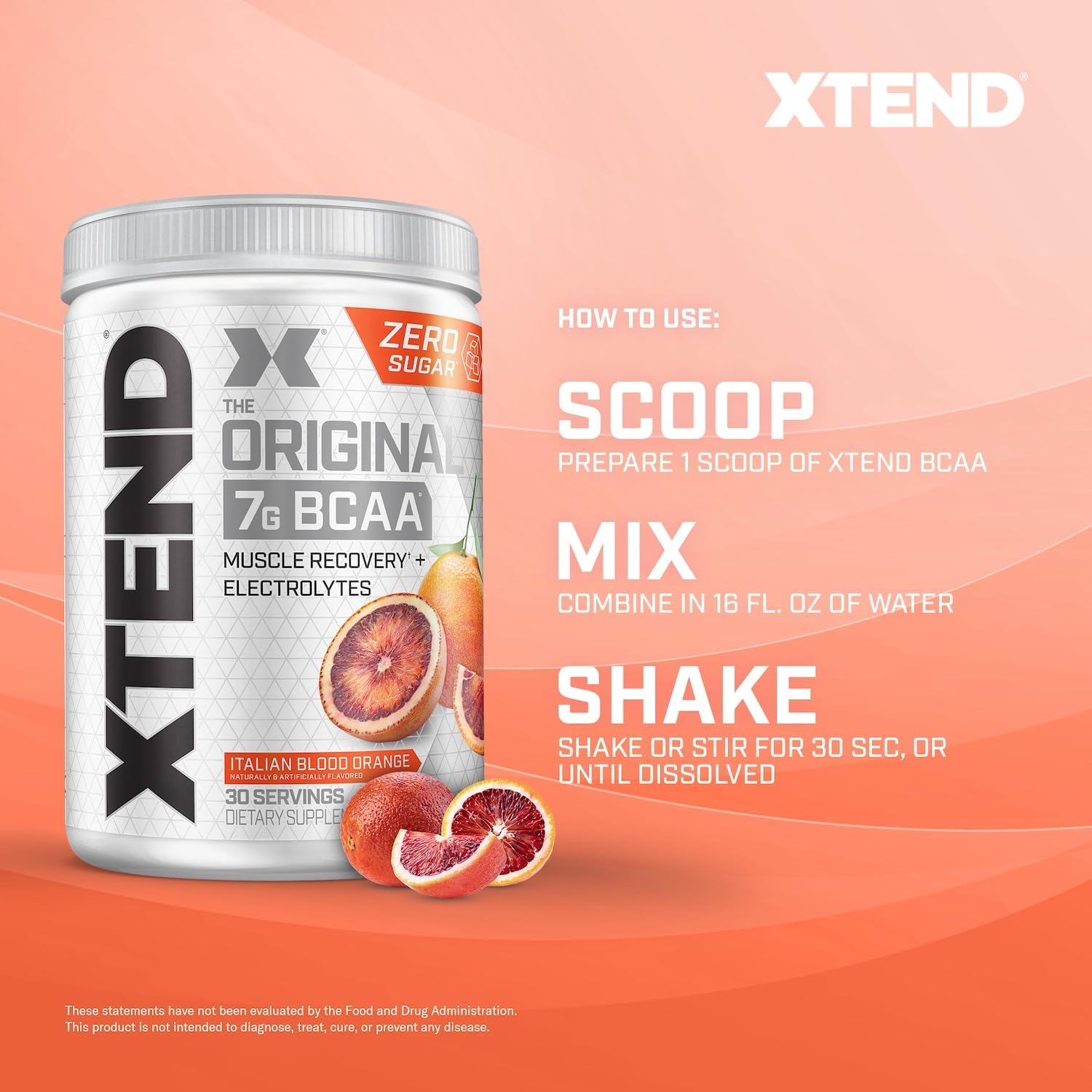 Xtend Original BCAA Powder, 7g BCAAs and 2.5g L-Glutamine for Muscle Recovery - View 6