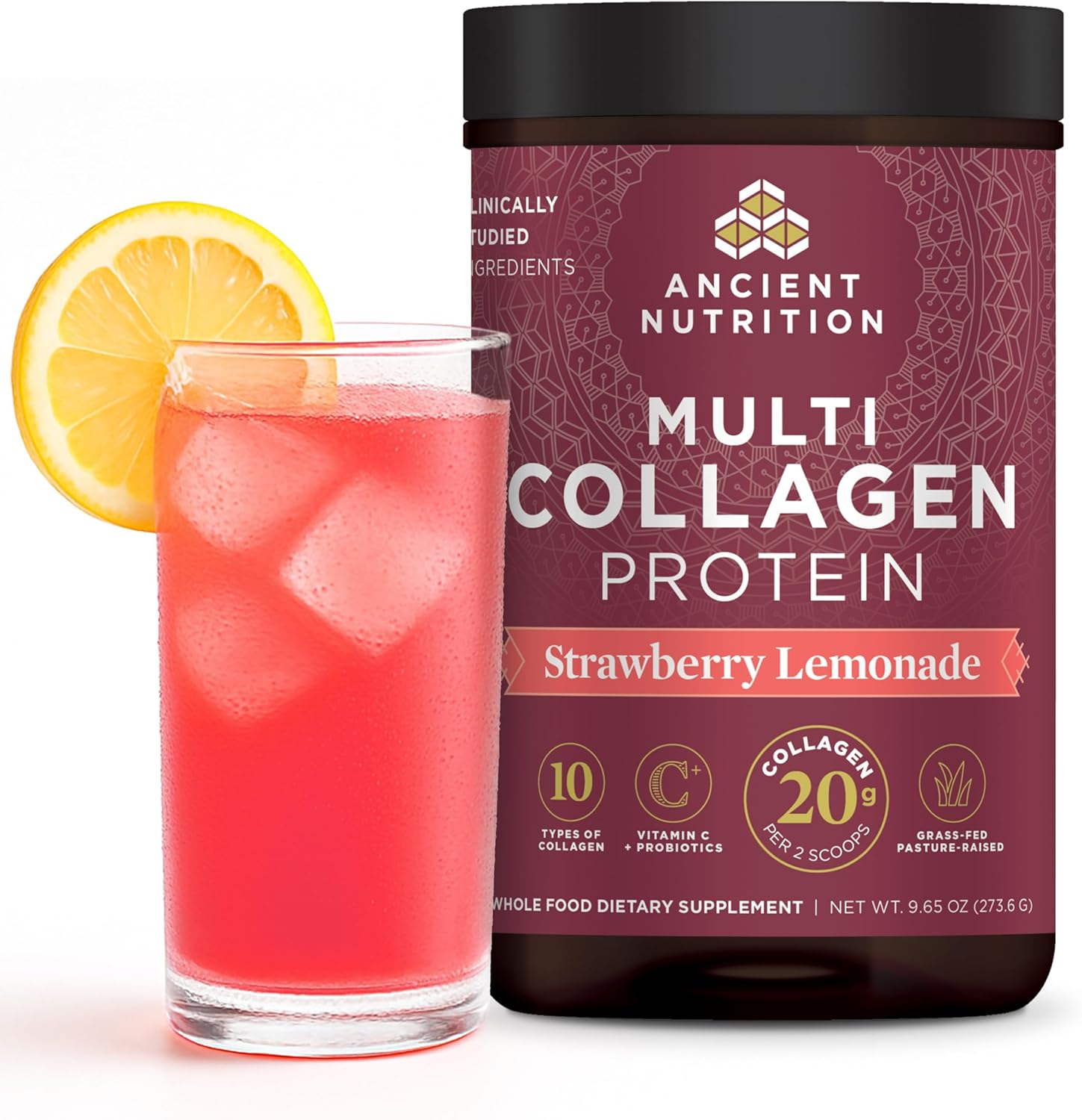 Ancient Nutrition Collagen Peptides Powder, Multi Collagen Protein, Women &