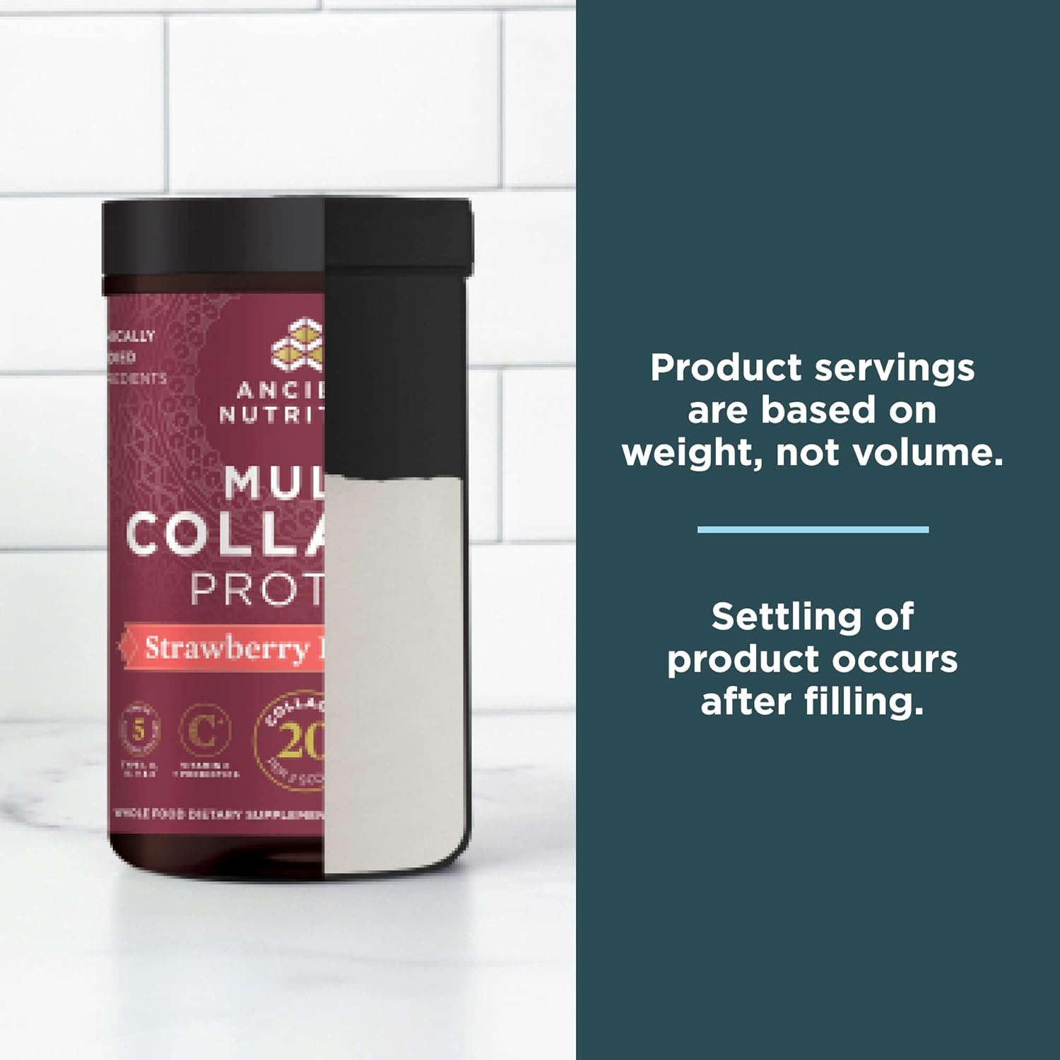 Ancient Nutrition Collagen Peptides Powder, Multi Collagen Protein, Women & - View 6
