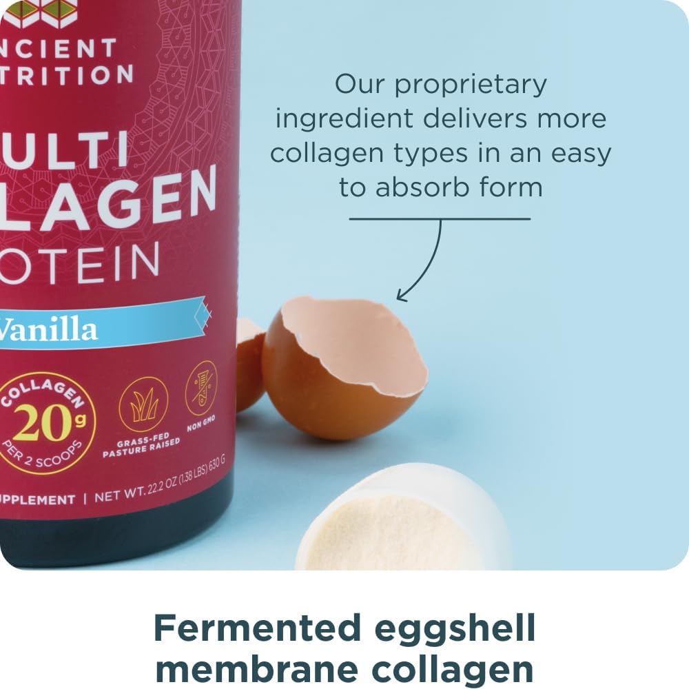Ancient Nutrition Collagen Peptides Powder, Multi Collagen Protein, Women & - View 5