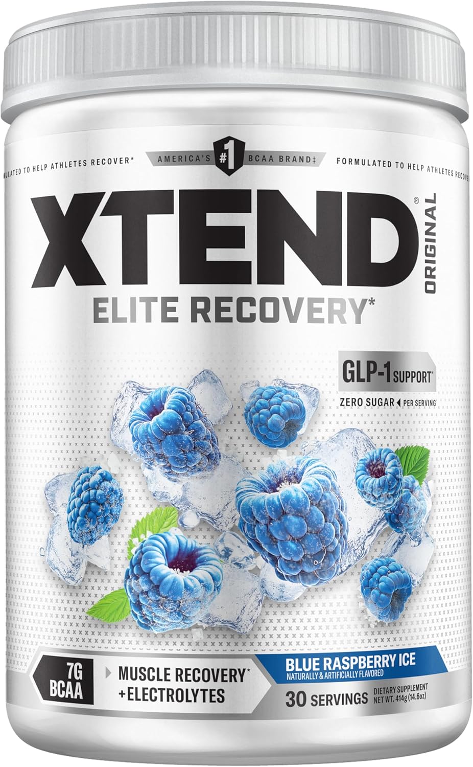 Xtend Original BCAA Powder, 7g BCAAs and 2.5g L-Glutamine for Muscle Recovery
