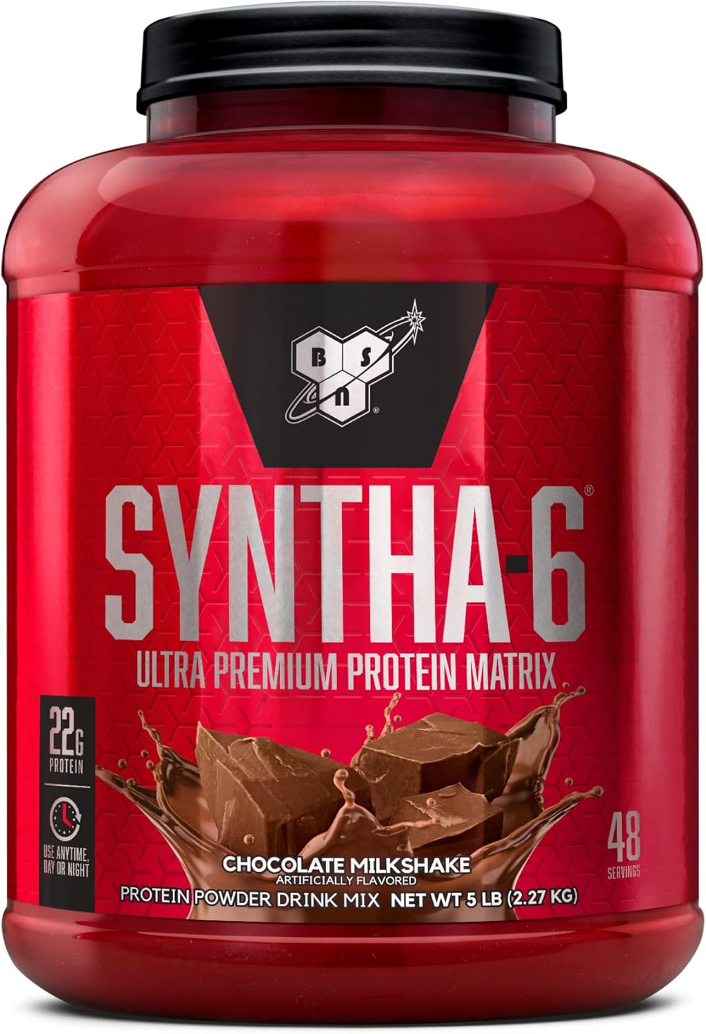BSN SYNTHA-6 Whey Protein Powder, Micellar Casein, Milk Protein Isolate,