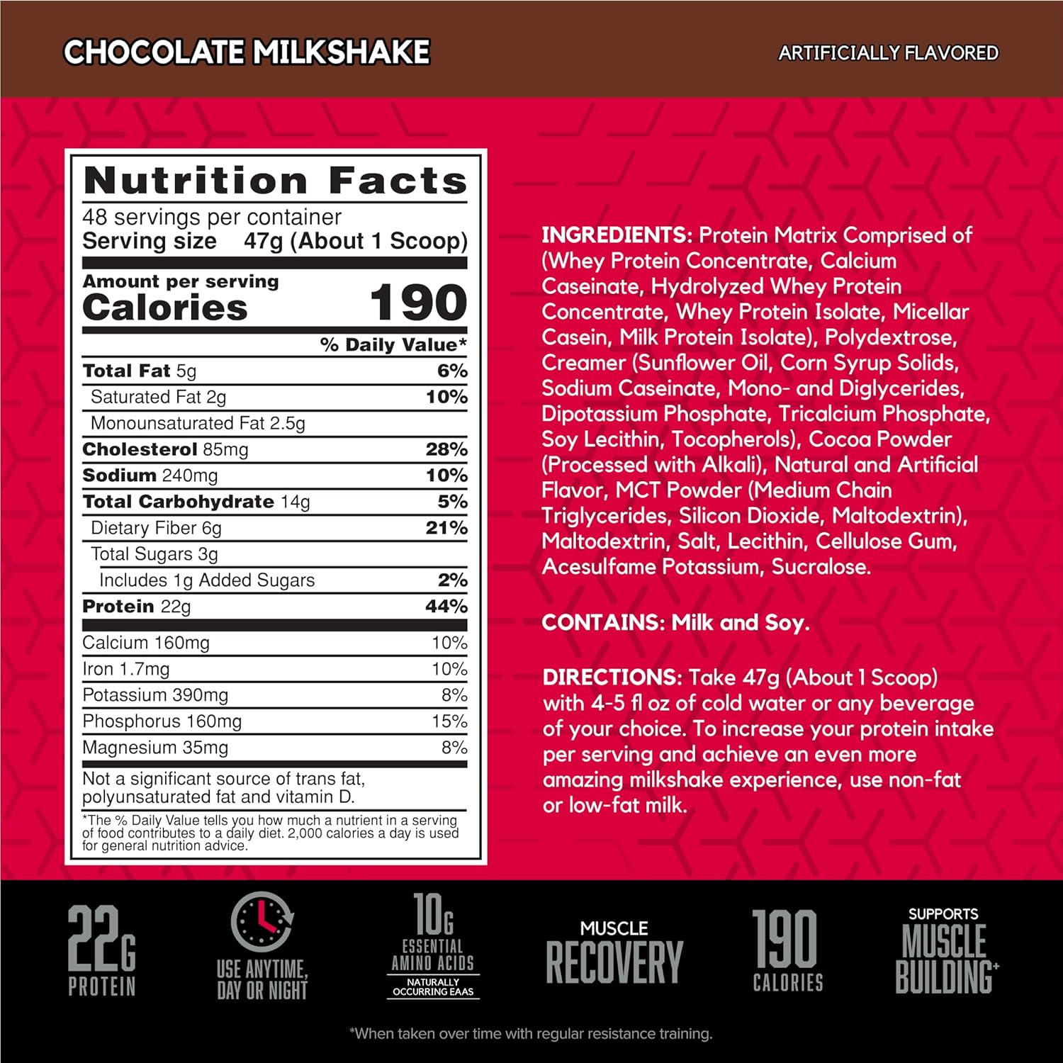 BSN SYNTHA-6 Whey Protein Powder, Micellar Casein, Milk Protein Isolate, - View 2