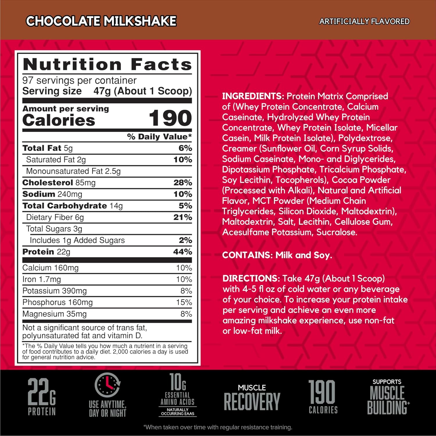 BSN SYNTHA-6 Whey Protein Powder with Micellar Casein, Chocolate Milk Protein - View 3
