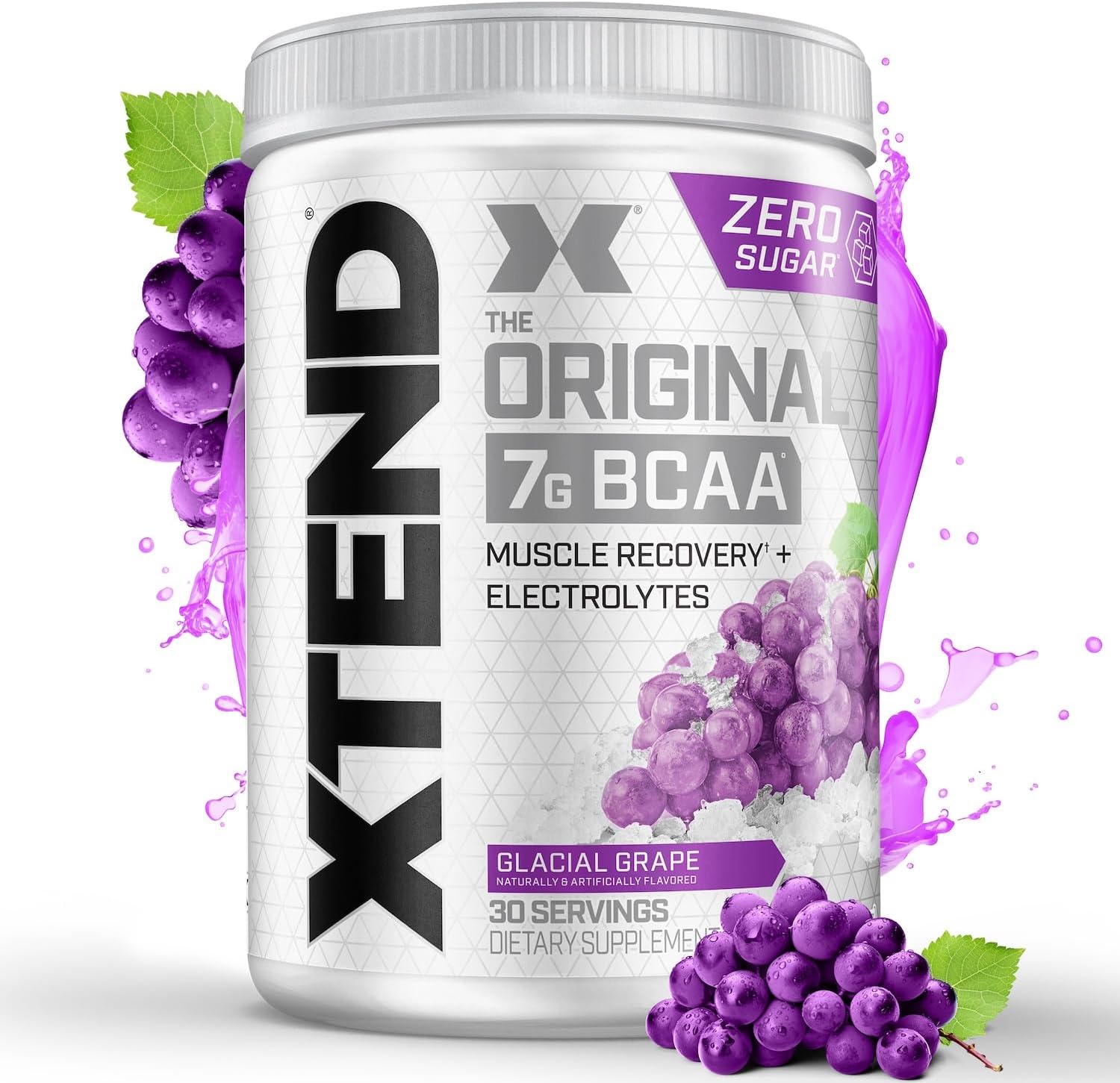 Xtend Original BCAA Powder, 7g BCAAs and 2.5g L-Glutamine for Muscle Recovery