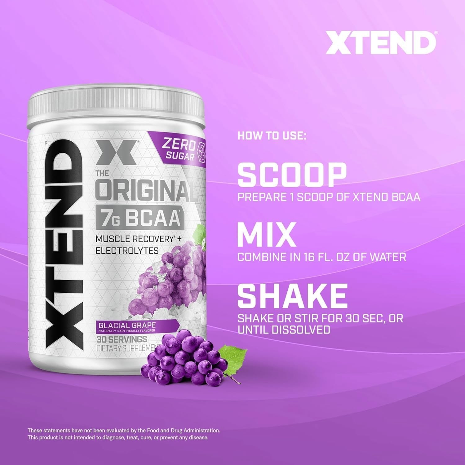 Xtend Original BCAA Powder, 7g BCAAs and 2.5g L-Glutamine for Muscle Recovery - View 6