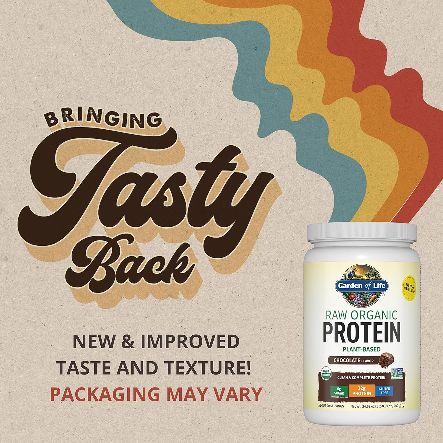 Garden of Life Protein Powder, Vegan Protein Powder, BCAA, Probiotics & - View 2