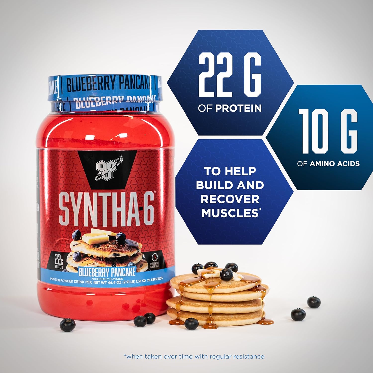 BSN SYNTHA-6 Premium Protein Powder with 6g of Fiber, Whey Protein, Micellar - View 3