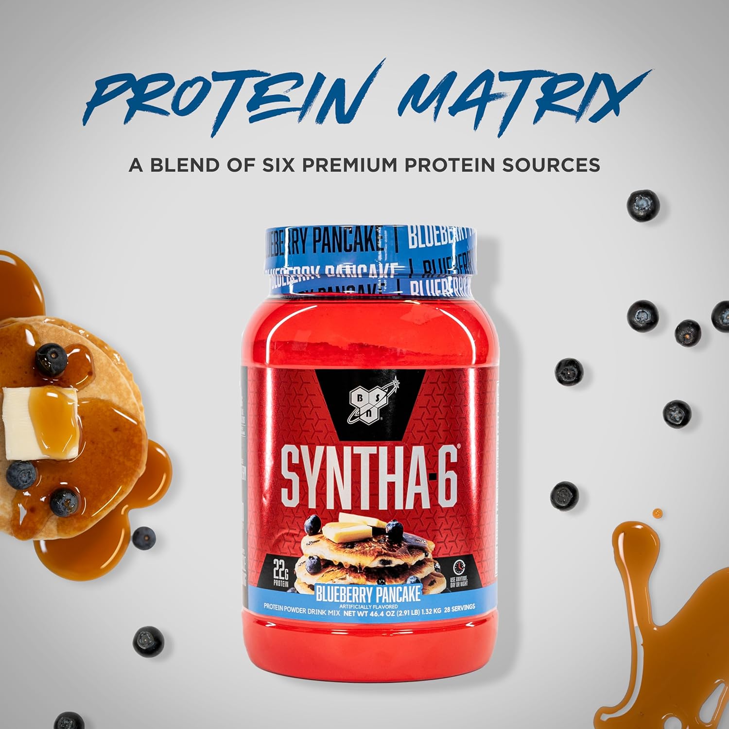 BSN SYNTHA-6 Premium Protein Powder with 6g of Fiber, Whey Protein, Micellar - View 5