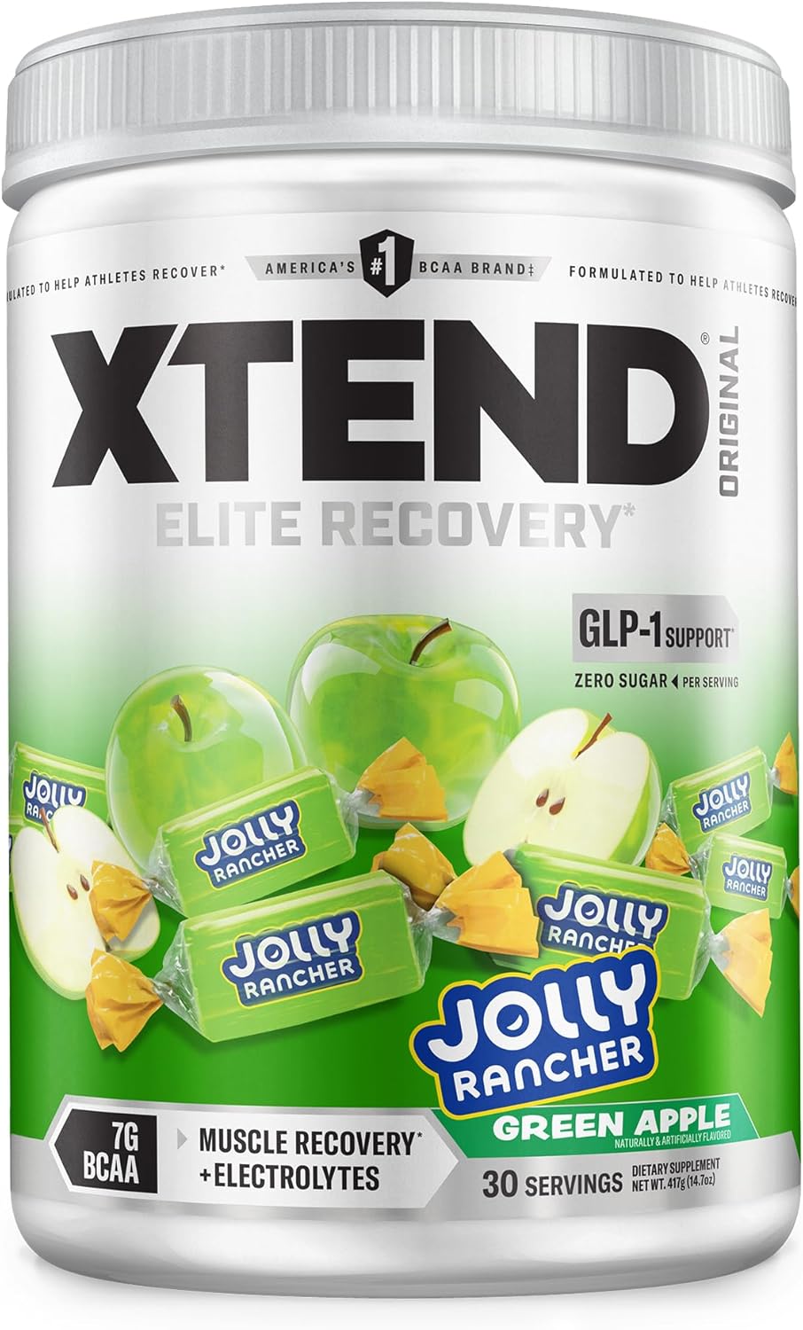 Xtend Original BCAA Powder, 7g BCAAs and 2.5g L-Glutamine for Muscle Recovery,