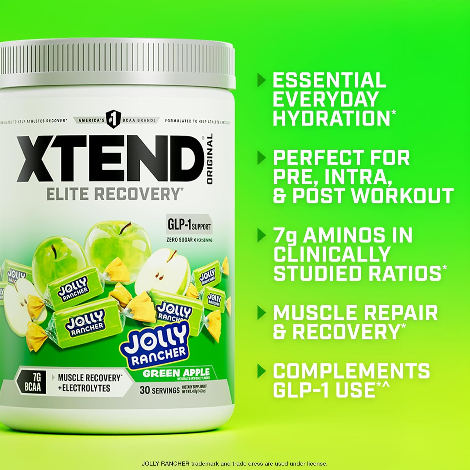Xtend Original BCAA Powder, 7g BCAAs and 2.5g L-Glutamine for Muscle Recovery, - View 3