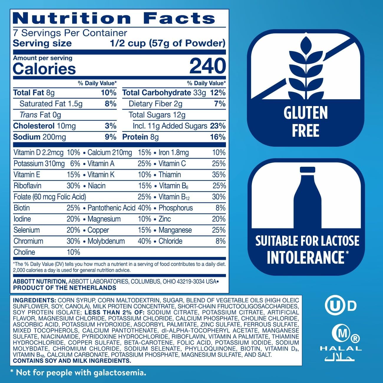 Ensure Original Nutrition Powder | Vanilla Protein Powder | Small Meal - View 5