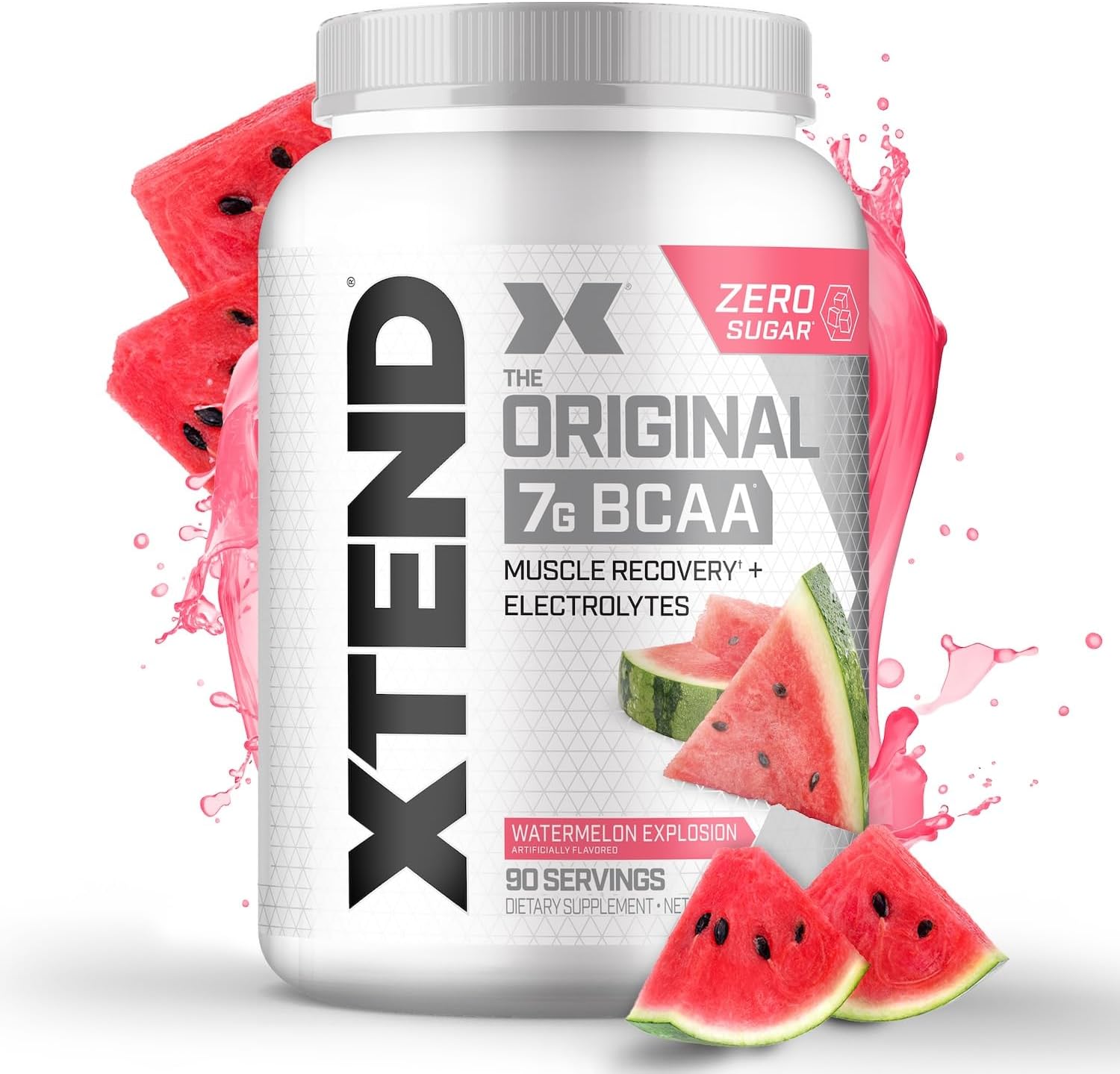 Xtend Original BCAA Powder, 7g BCAAs and 2.5g L-Glutamine for Muscle Recovery