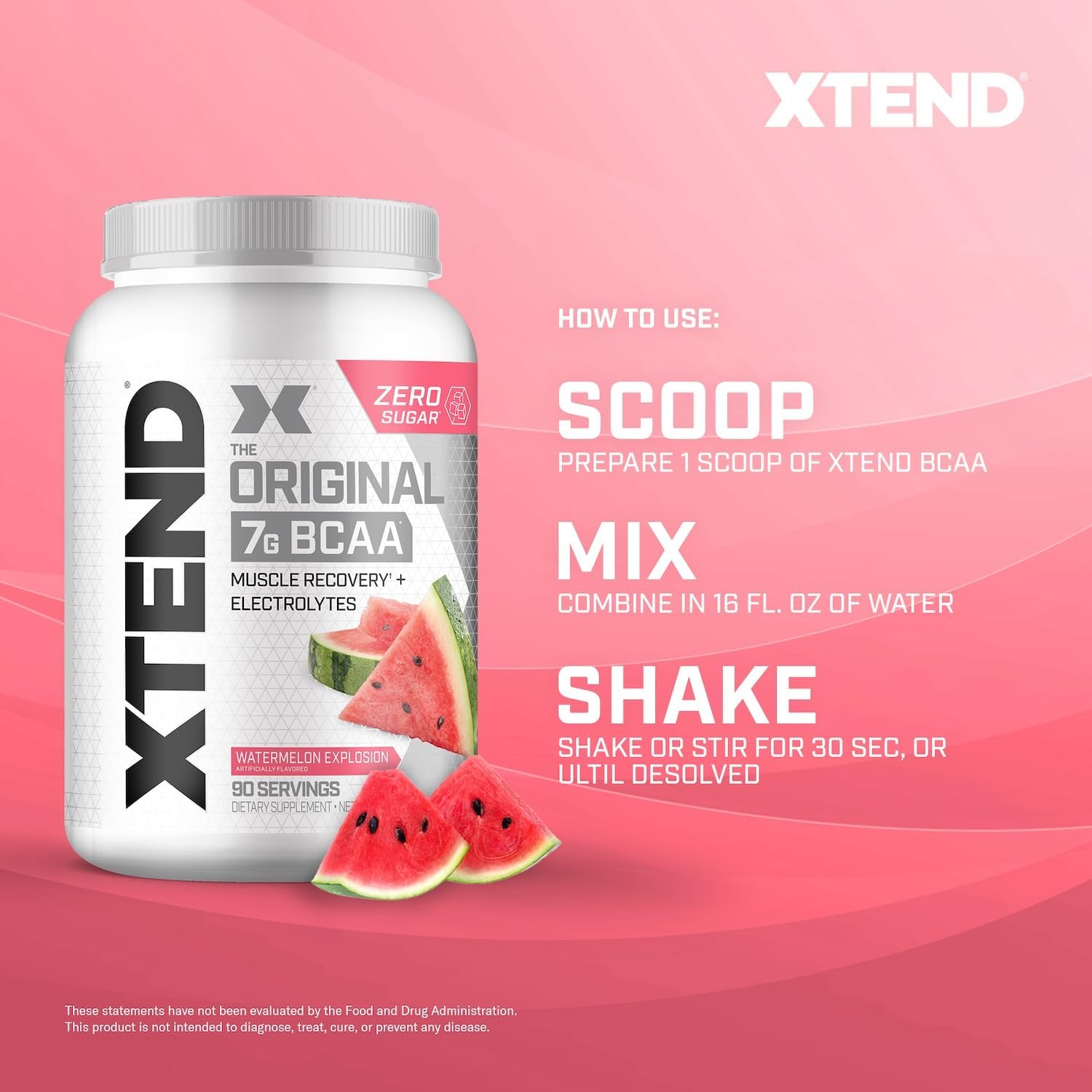 Xtend Original BCAA Powder, 7g BCAAs and 2.5g L-Glutamine for Muscle Recovery - View 6