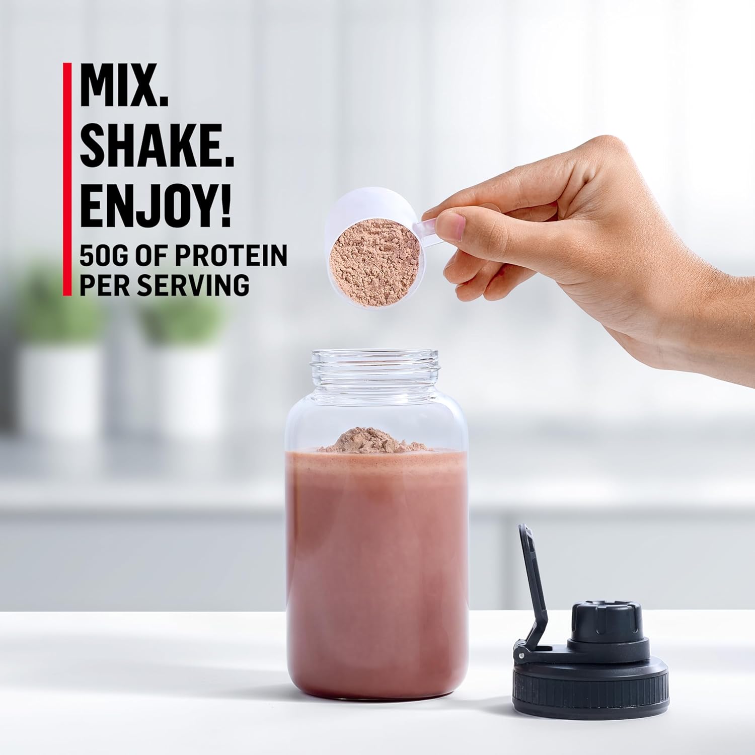 Muscle Milk Pro Series Protein Powder Supplement, Knockout Chocolate, 5 Pound, - View 4