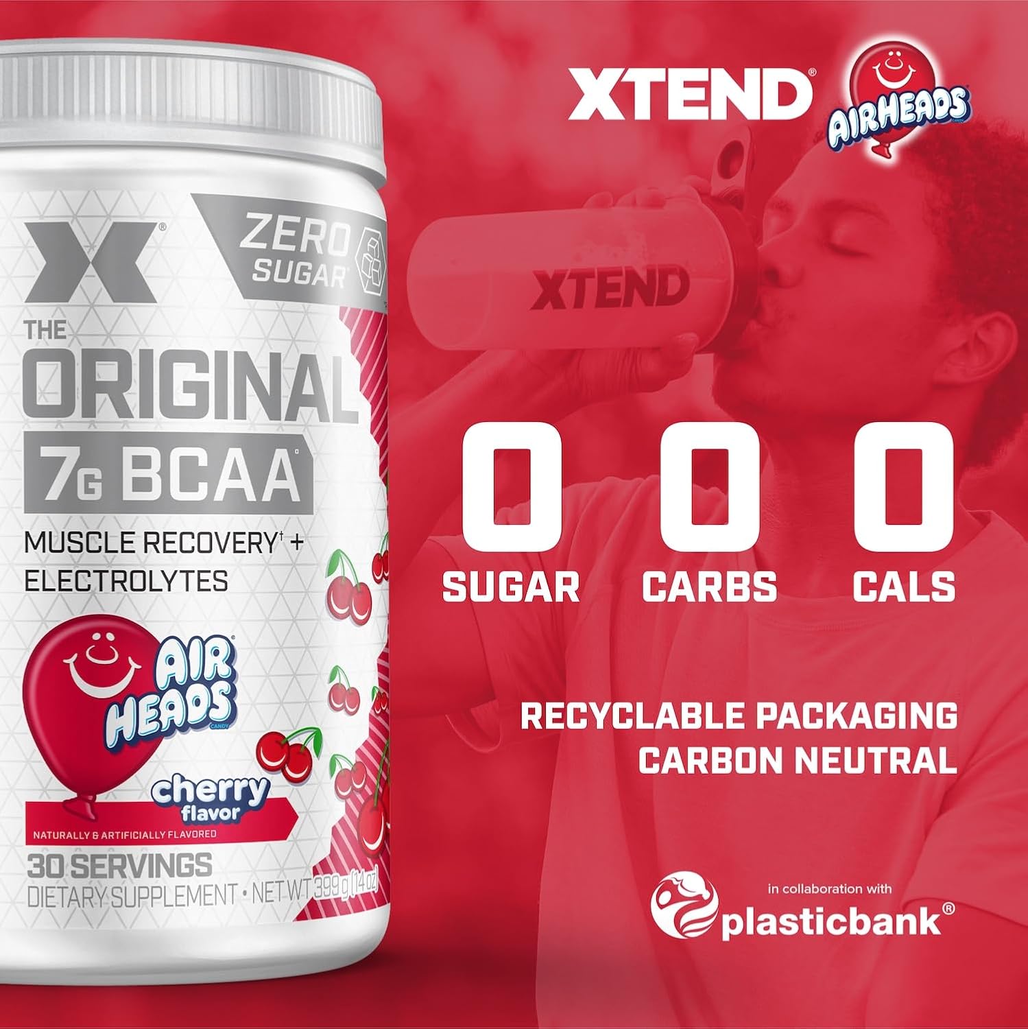 Xtend Original BCAA Powder, 7g BCAAs and 2.5g L-Glutamine for Muscle Recovery - View 4