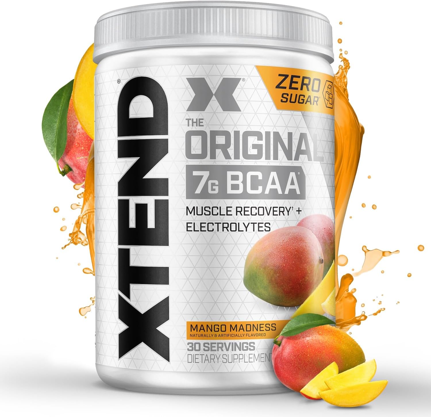 Xtend Original BCAA Powder, 7g BCAAs and 2.5g L-Glutamine for Muscle Recovery
