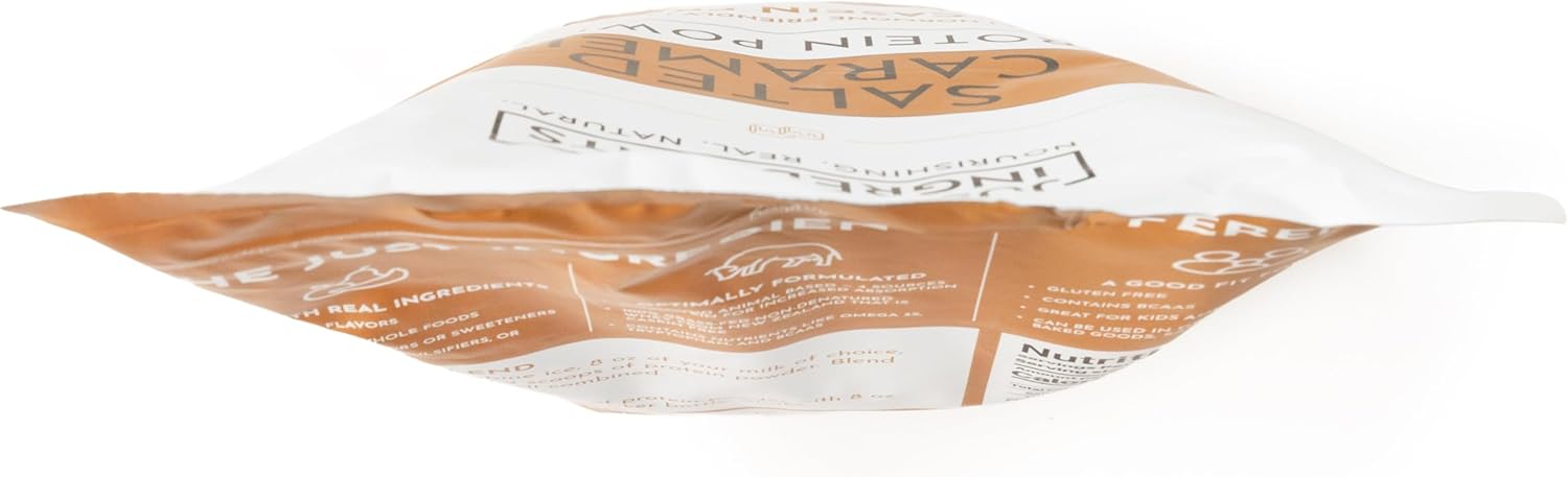 Salted Caramel Protein Powder – 30-Serving Blend with 100% Grass-Fed Whey & - View 3