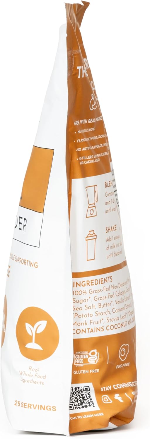 Salted Caramel Protein Powder – 30-Serving Blend with 100% Grass-Fed Whey & - View 5