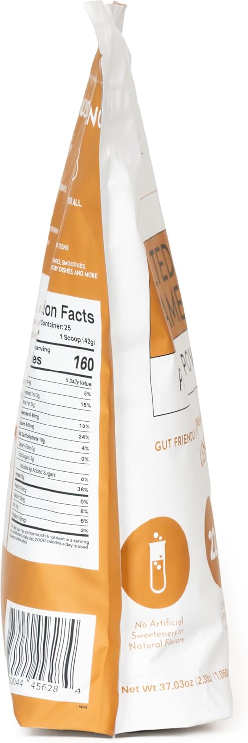 Salted Caramel Protein Powder – 30-Serving Blend with 100% Grass-Fed Whey & - View 6