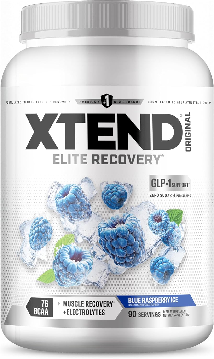 Xtend Original BCAA Powder, 7g BCAAs and 2.5g L-Glutamine for Muscle Recovery