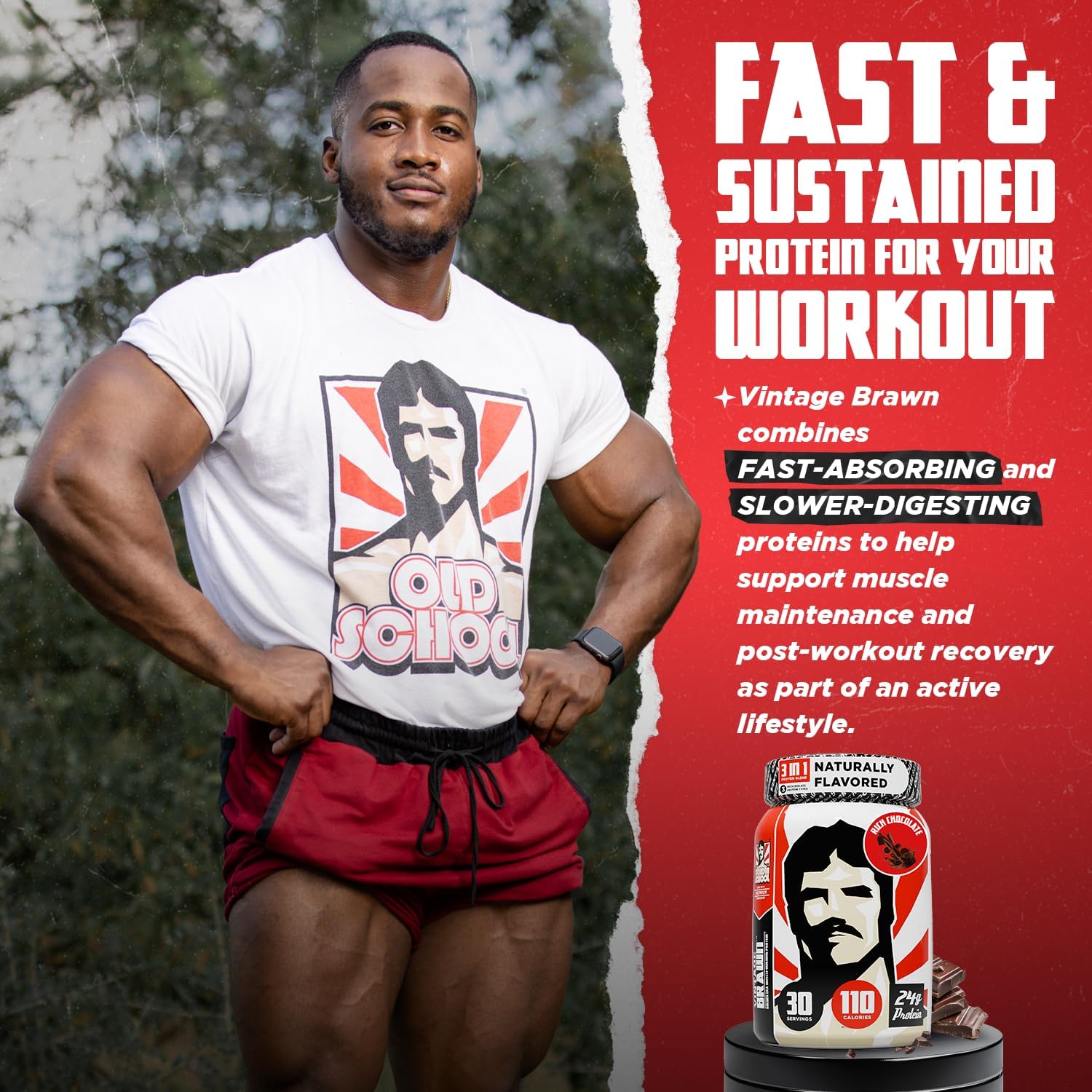 Old School Labs Protein Powder Isolate Sourced from Egg, Milk,& Beef - Made for - View 4