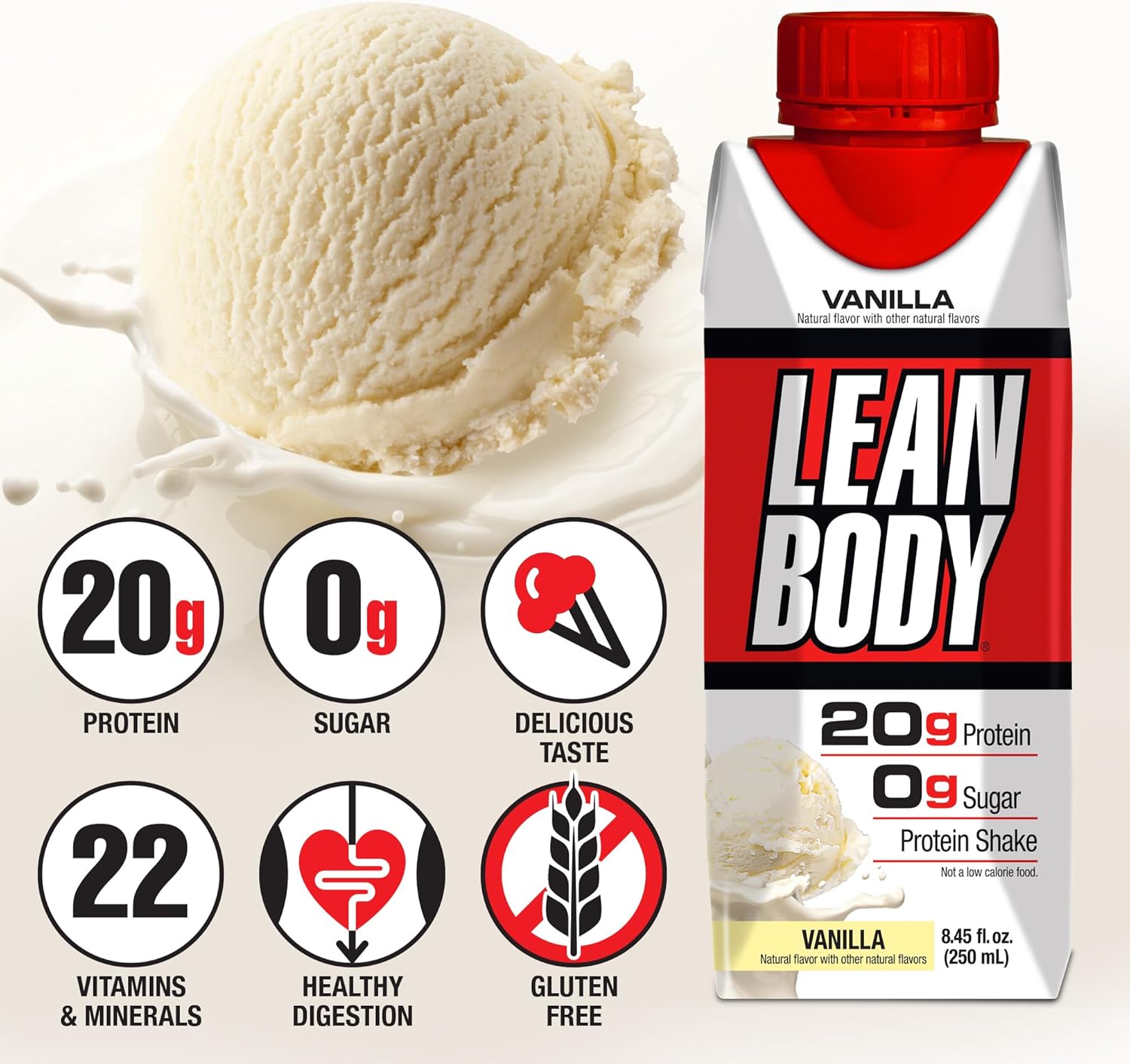 LABRADA Nutrition - Lean Body RTD Whey Protein Shake, Convenient On-The-Go Meal - View 3