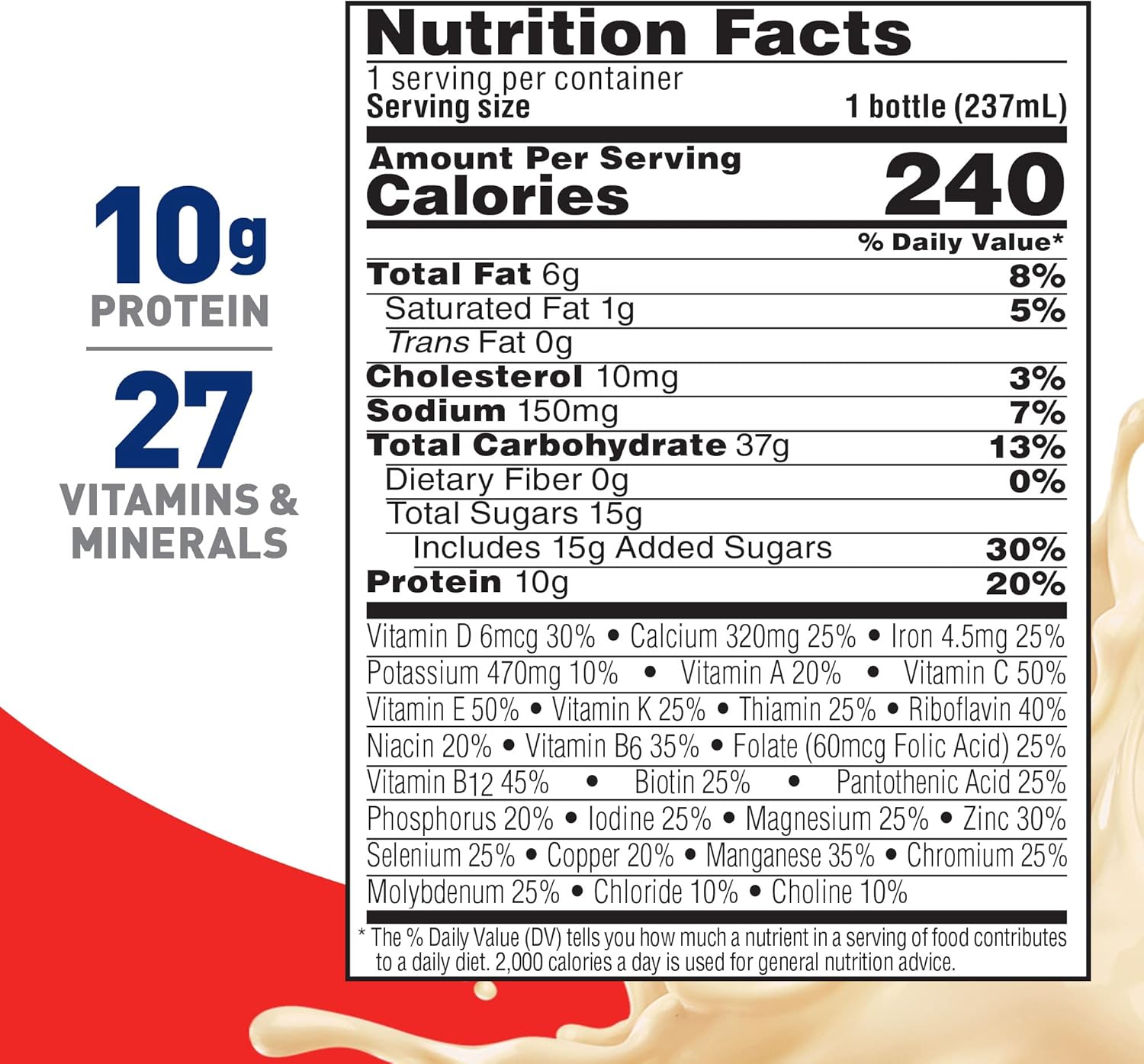 BOOST Original Ready to Drink Nutritional Drinks, Very Vanilla, 8 Fl Oz - View 5