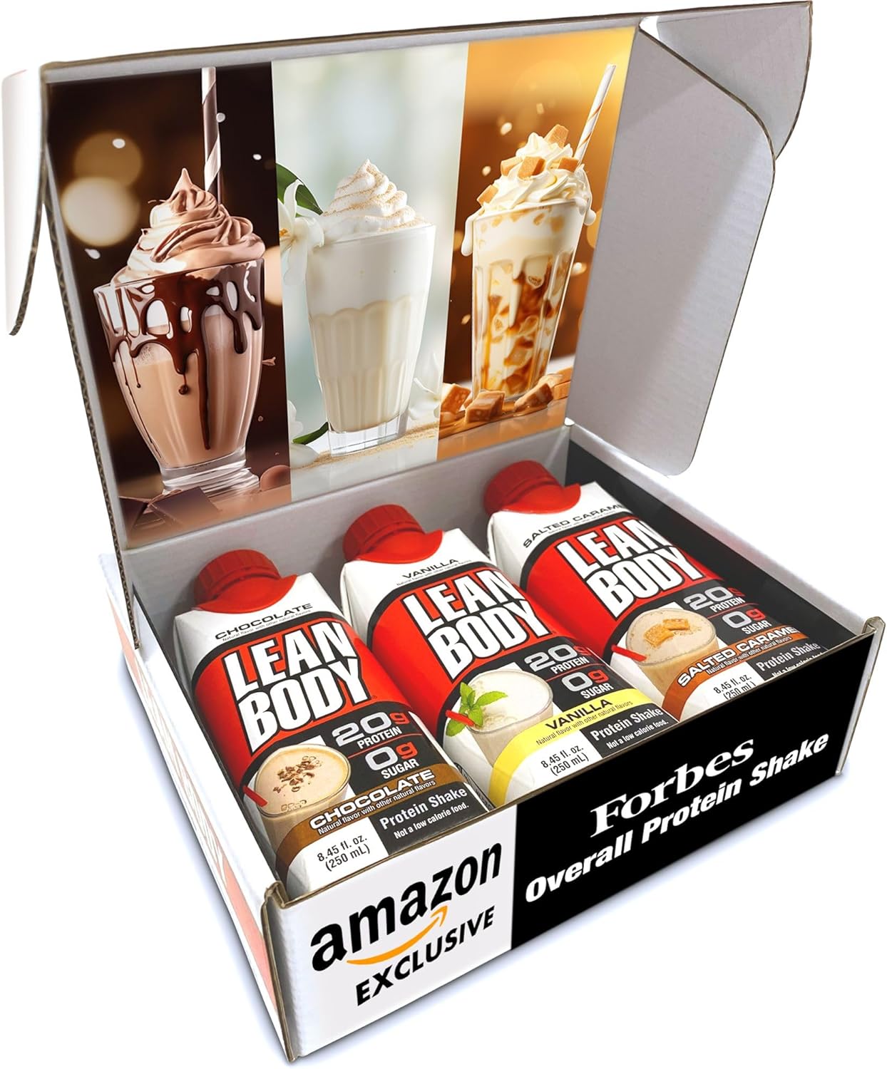 Labrada Lean Body Triple Taster Pack |On-The-Go Whey Blend Protein Shake, Zero