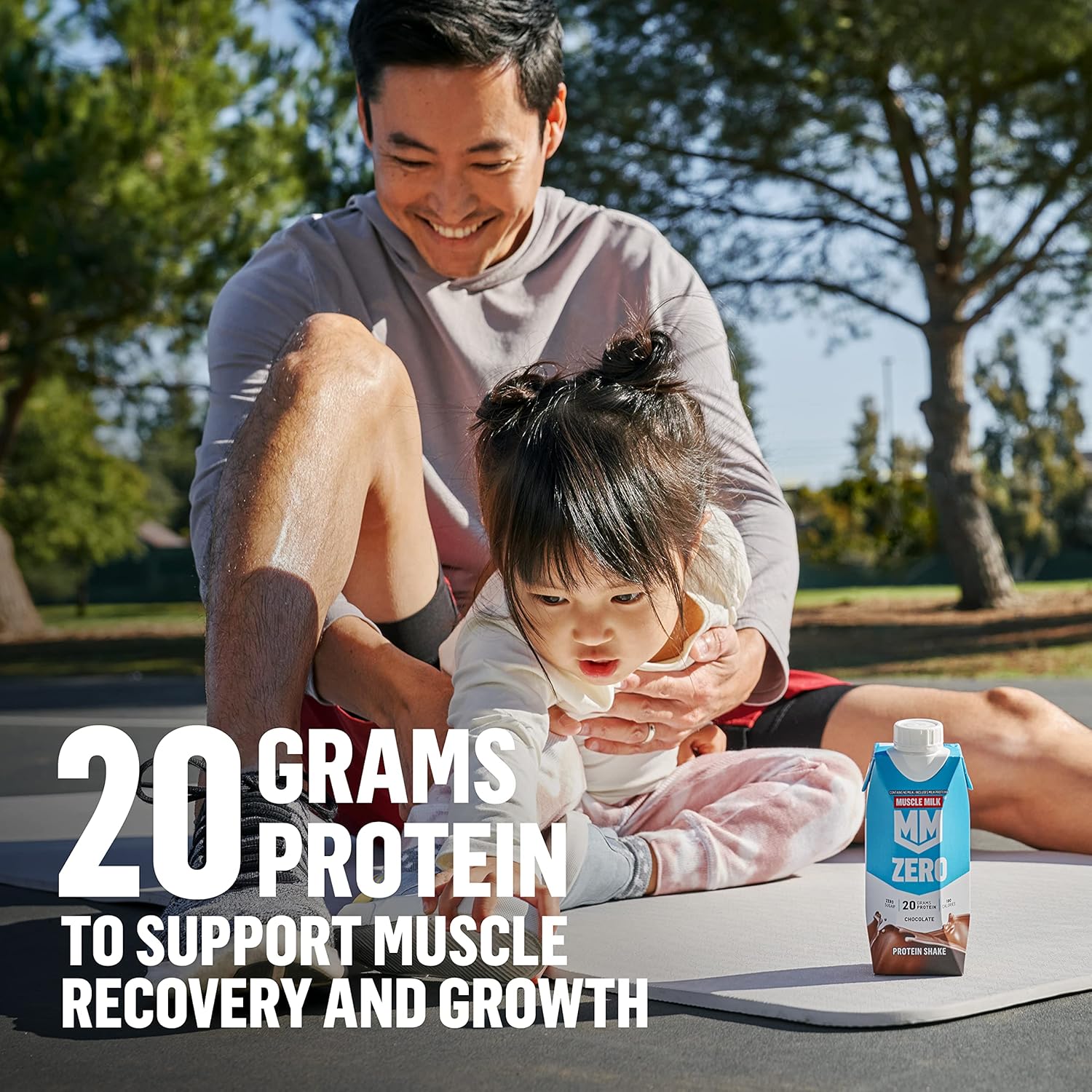 Muscle Milk Zero Protein Shake,Vanilla Crème,20g Protein,Zero Sugar,100 - View 4