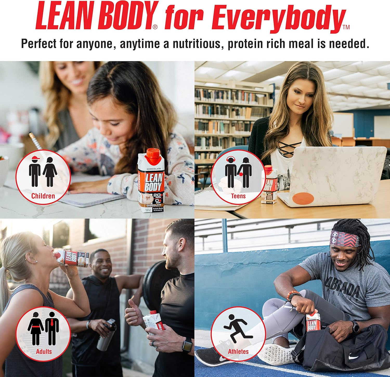 LABRADA NUTRITION - Lean Body RTD Whey Protein Shake, Convenient On-The-Go Meal - View 4