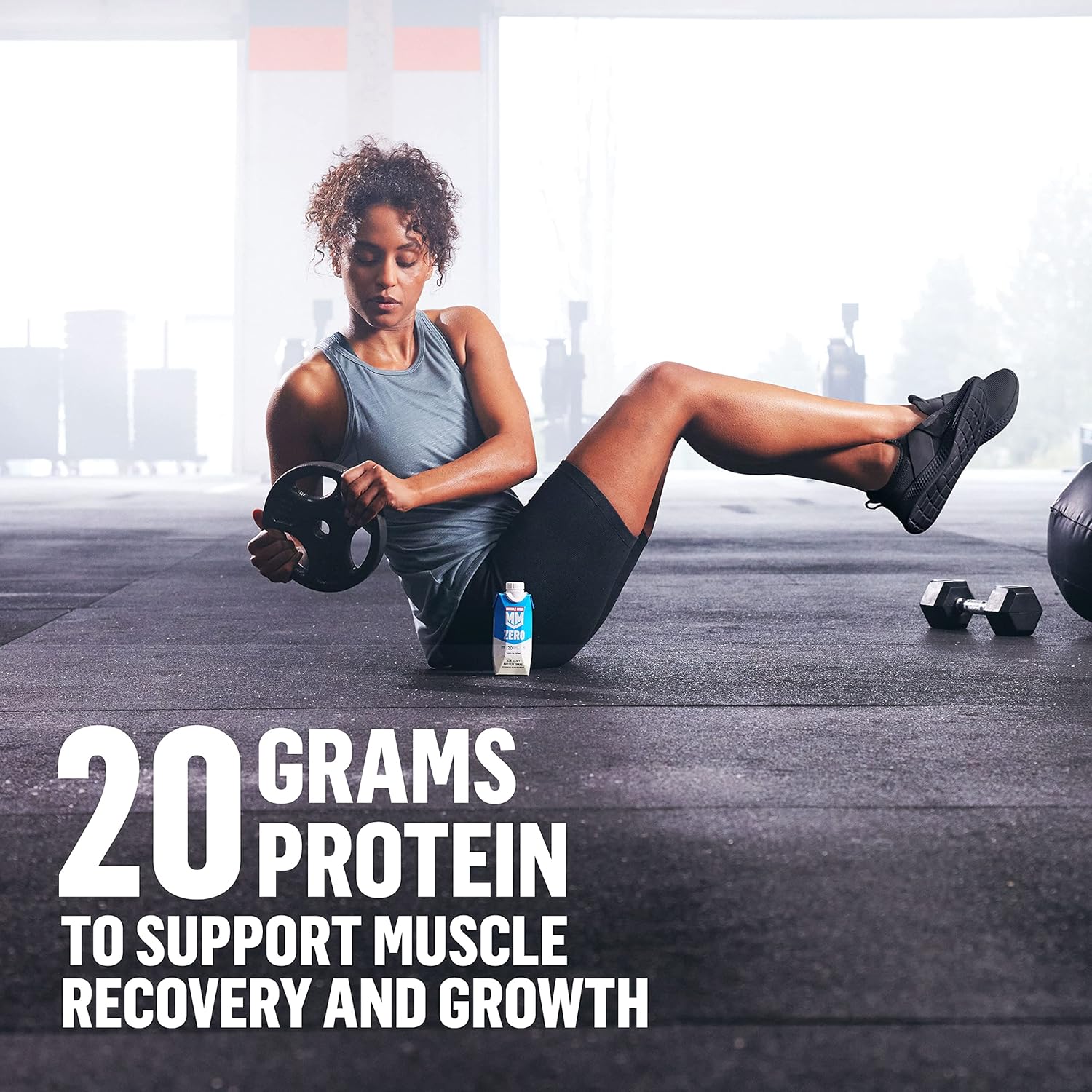 Muscle Milk Zero Protein Shake, Chocolate, 11 Fl Oz Carton, 12 Pack, 20g - View 4