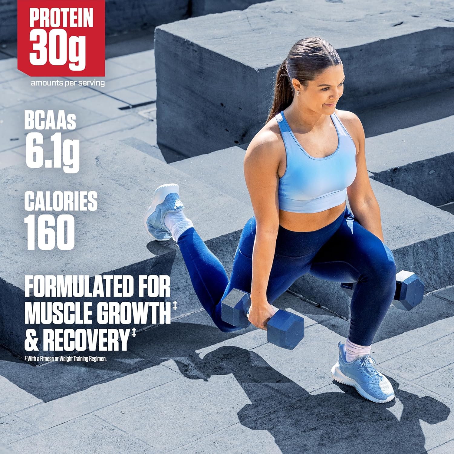 Dymatize Performance Protein Shake, Cocoa Pebbles, 30g Protein, 6.1g BCAA for - View 5