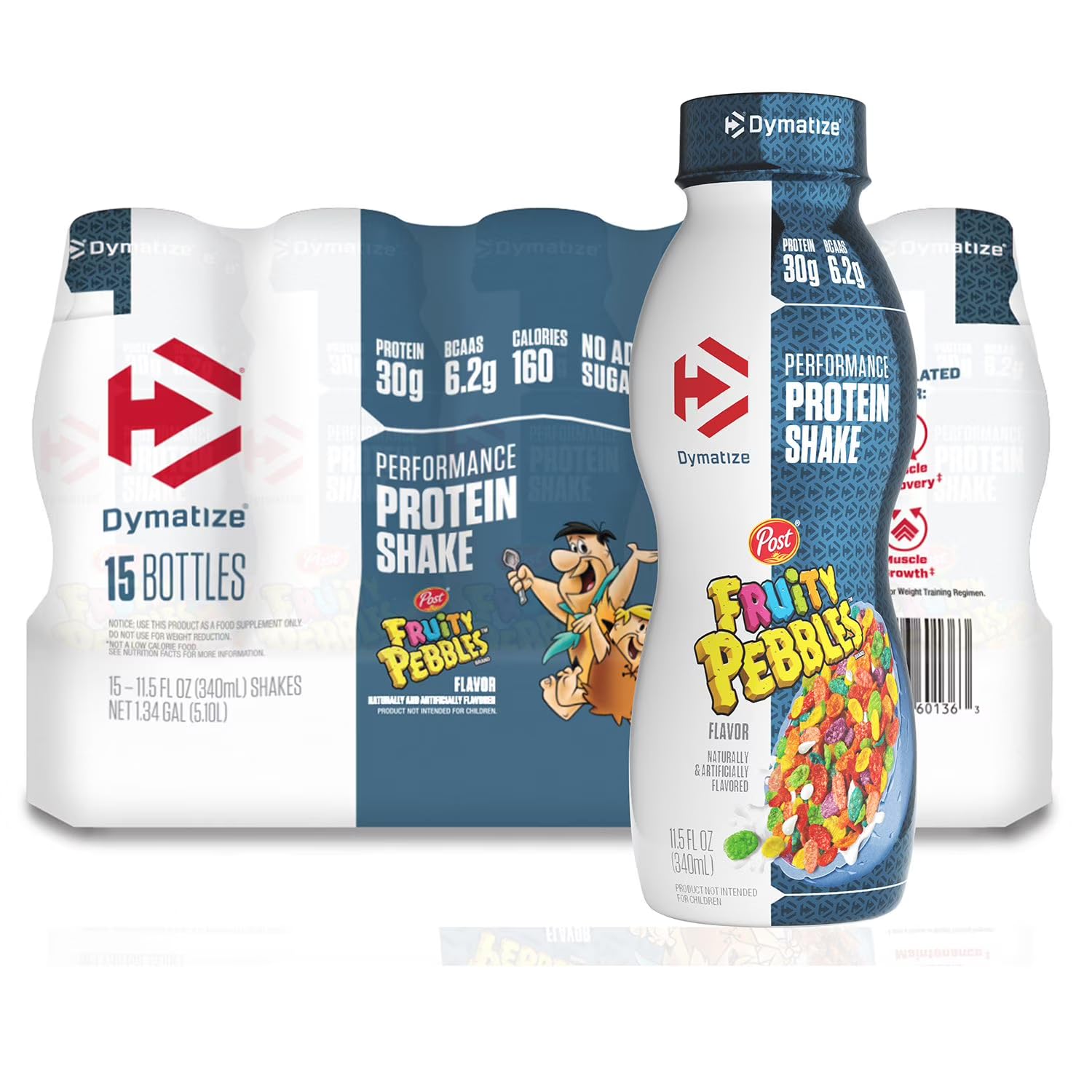 Dymatize Performance Protein Shake, Fruity Pebbles, 30g Protein, 6.1g BCAA for